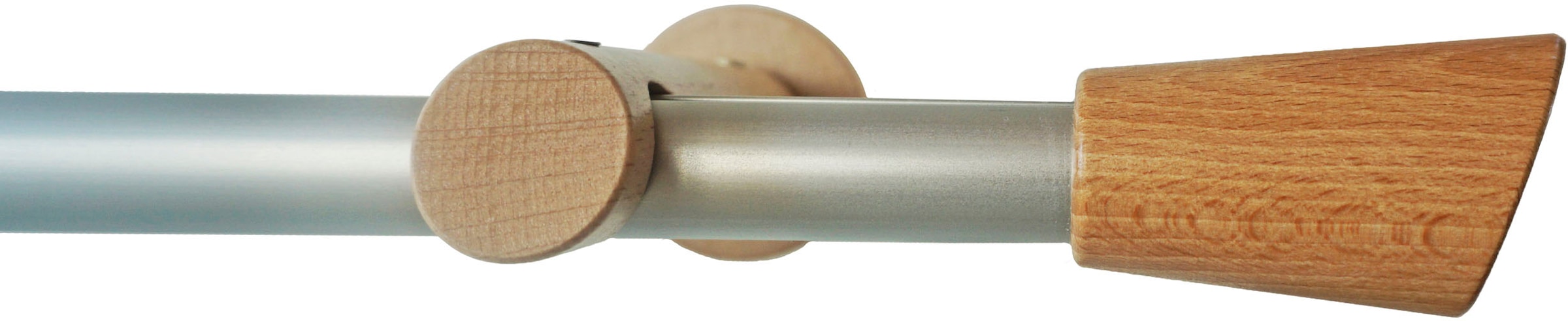 GARESA Gardinenstange »Sara«, 1 läufig-läufig, Fixmass, Fixlänge 120, 160, 200 cm, mit Gleiter