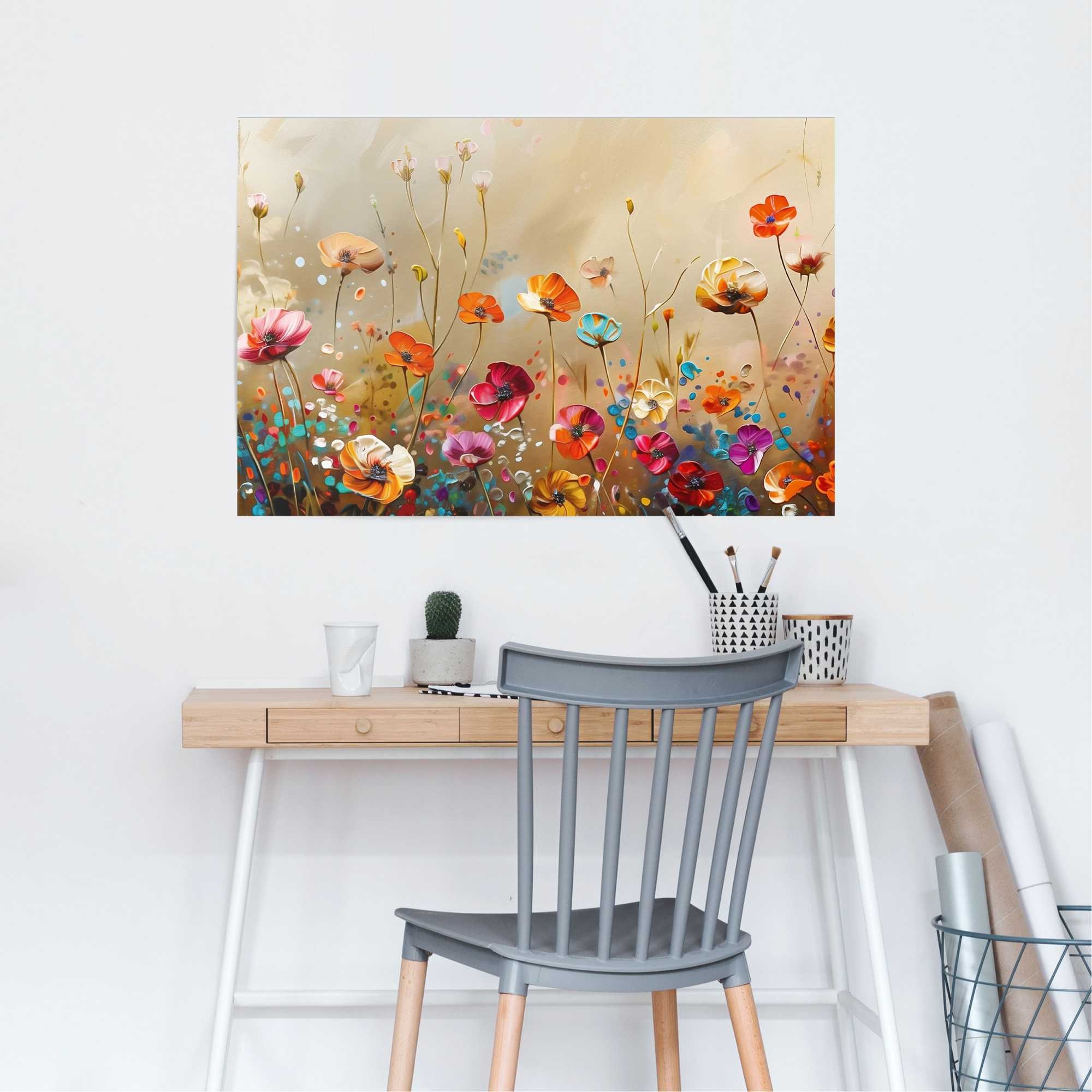 Reinders! Poster »Sommerliches Blumenfeld«