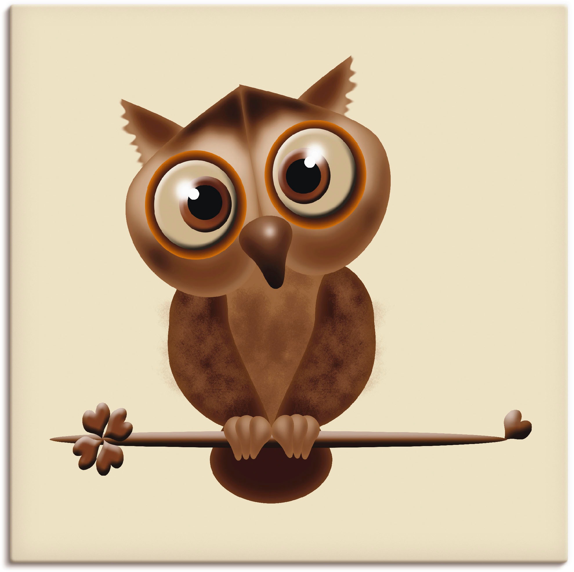 Image of Artland Wandbild »Sei mein Freund 3«, Vögel, (1 St.), in vielen Grössen & Produktarten - Alubild / Outdoorbild für den Aussenbereich, Leinwandbild, Poster, Wandaufkleber / Wandtattoo auch für Badezimmer geeignet bei Ackermann Versand Schweiz