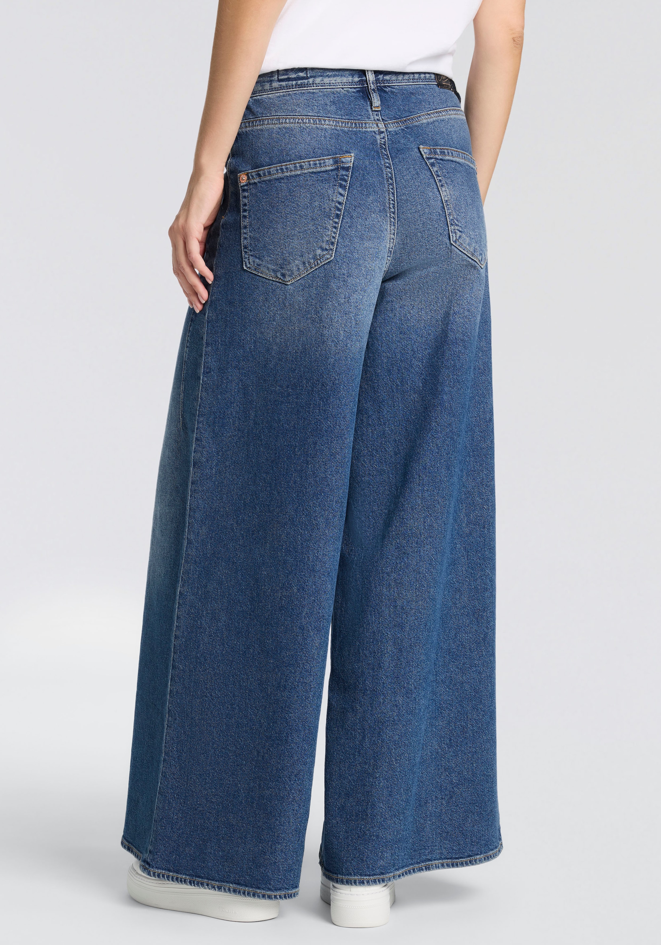 Herrlicher Jeans à 5 poches »Shyra Palazzo Denim« mit besonders weitem Bein