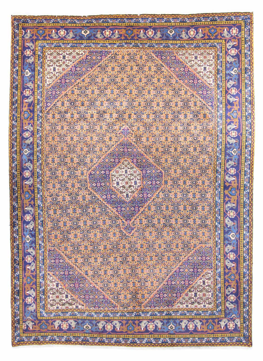 Image of morgenland Wollteppich »Ardebil Medaillon Marrone chiaro 286 x 202 cm«, rechteckig, 1 mm Höhe, Unikat mit Zertifikat bei Ackermann Versand Schweiz