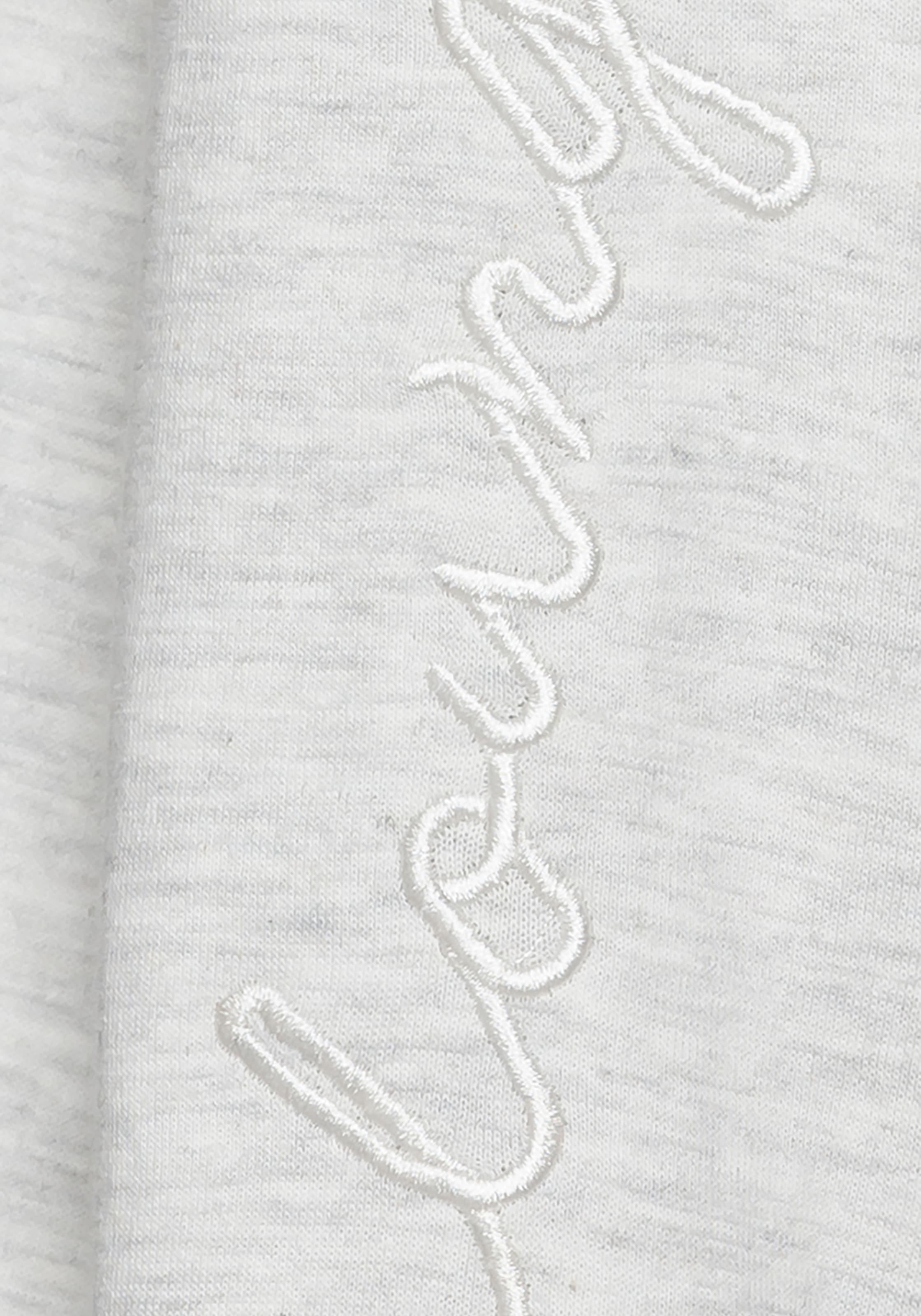 Vivance Hoodie, mit seitlicher Loungewear Stickerei, Loungshirt