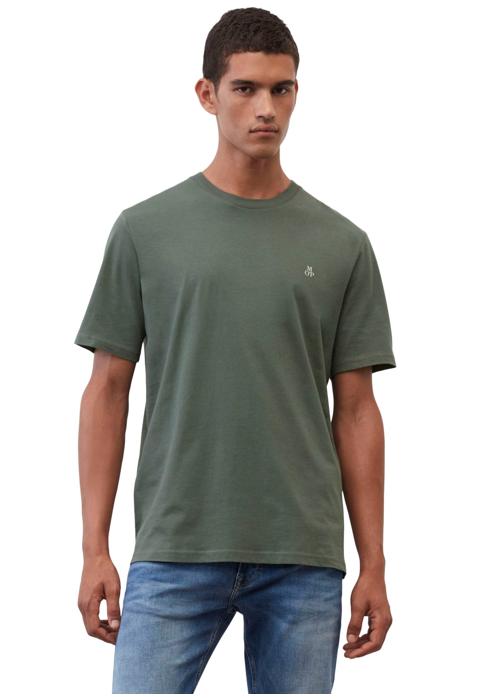 T-Shirt, Logo-T-Shirt aus Bio-Baumwolle