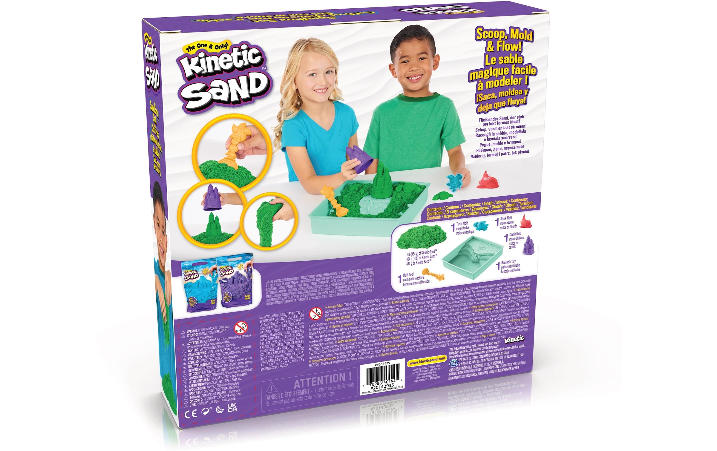   Kreativset »Spinmaster Kinetic Sand Box 454 g«