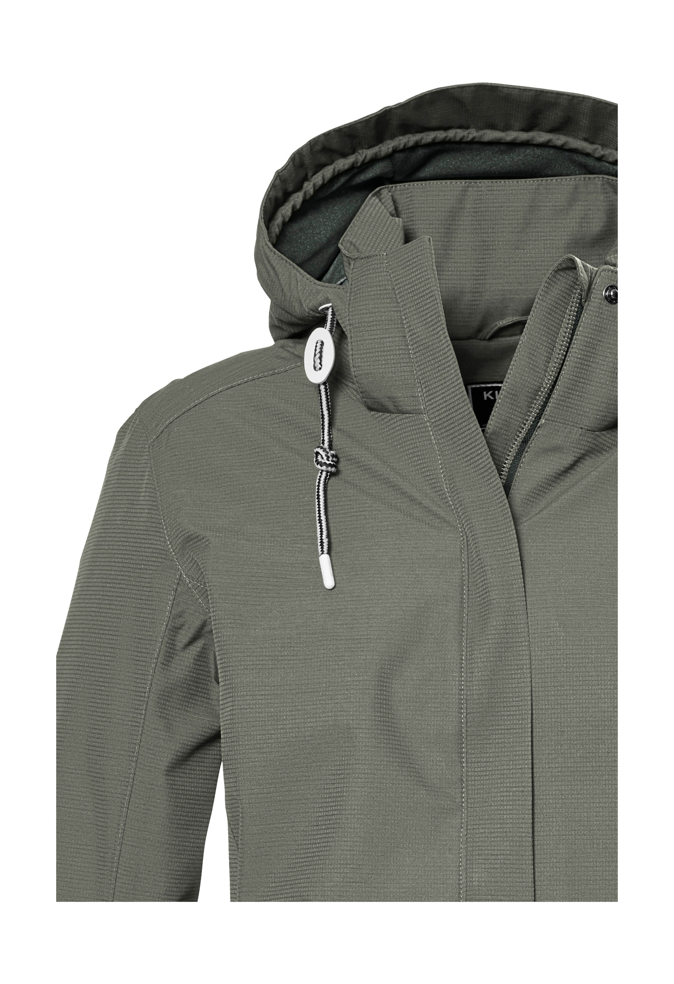 Killtec Outdoorjacke »KOS 61 WMN JCKT« Funktionsjacke: wasser- und winddicht, atmungsaktiv, abnehmbare Kapuze