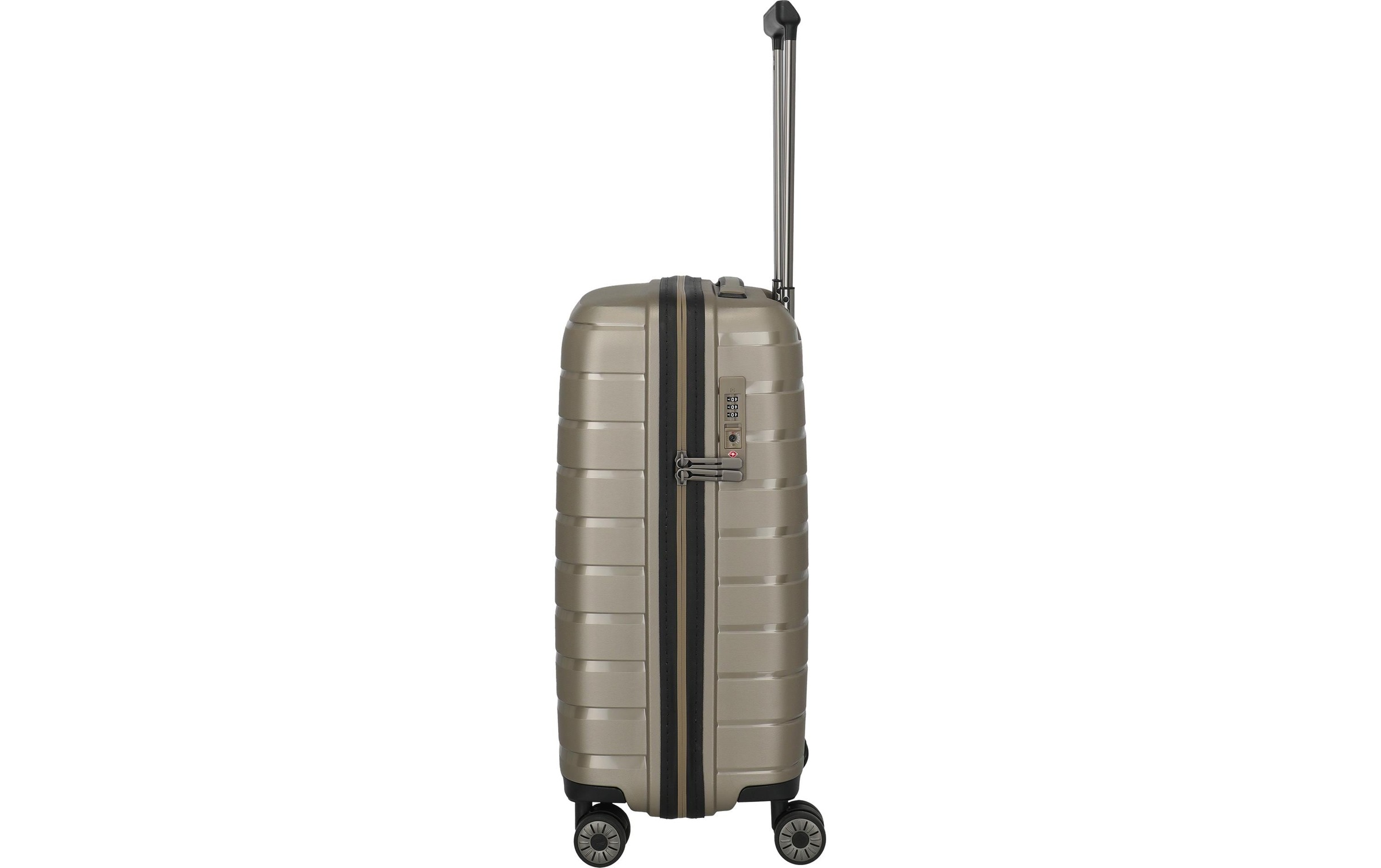 travelite Trolley »AIR BASE Reisekoffer Hartschale« 35 litre 4 Rollen kratzresistenter Oberfläche und cleverer Innenaufteilung
