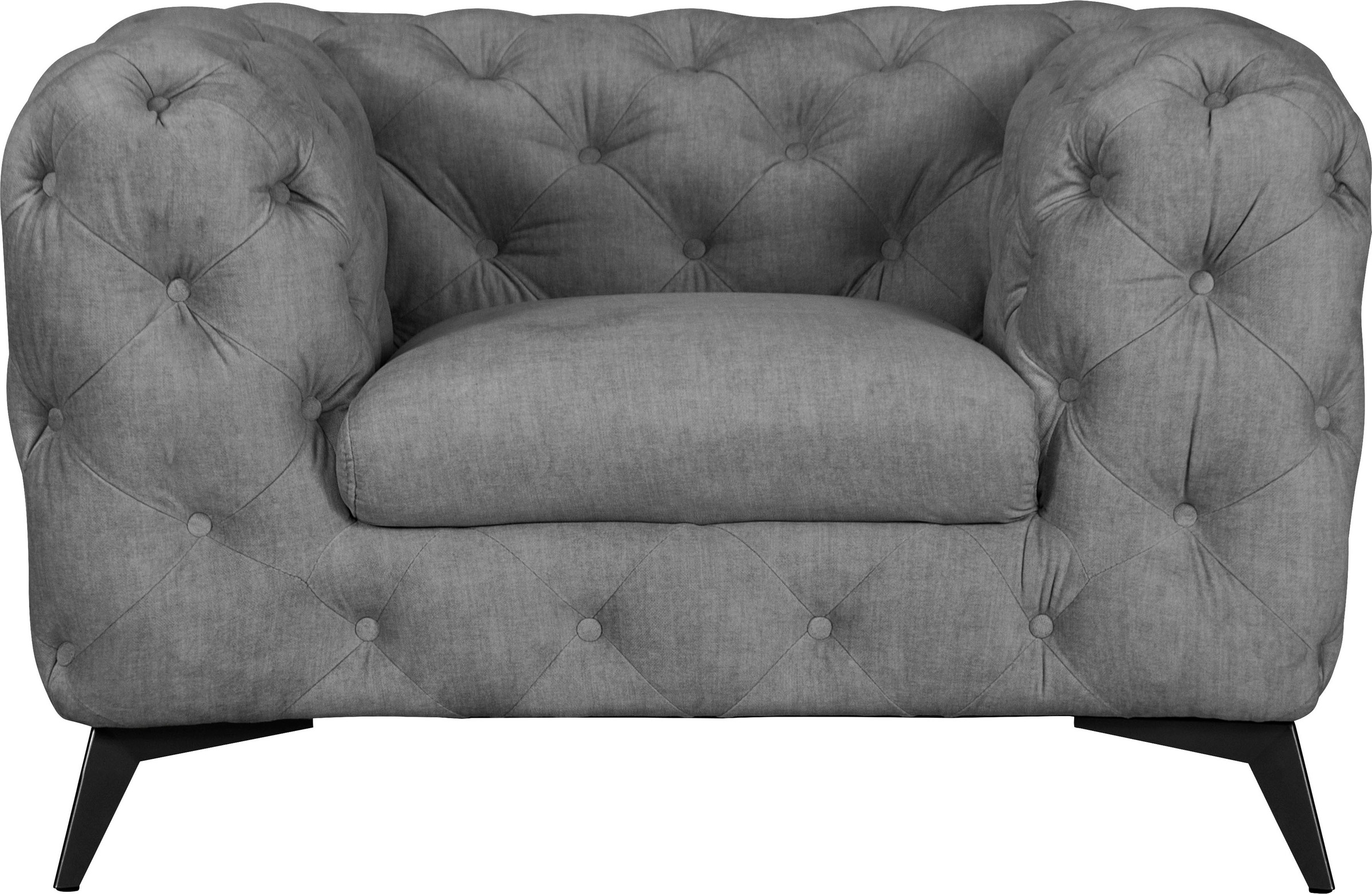 Image of Leonique Chesterfield-Sessel »Glynis«, mit aufwändiger Knopfheftung in moderner Optik, Fussfarbe wählbar bei Ackermann Versand Schweiz