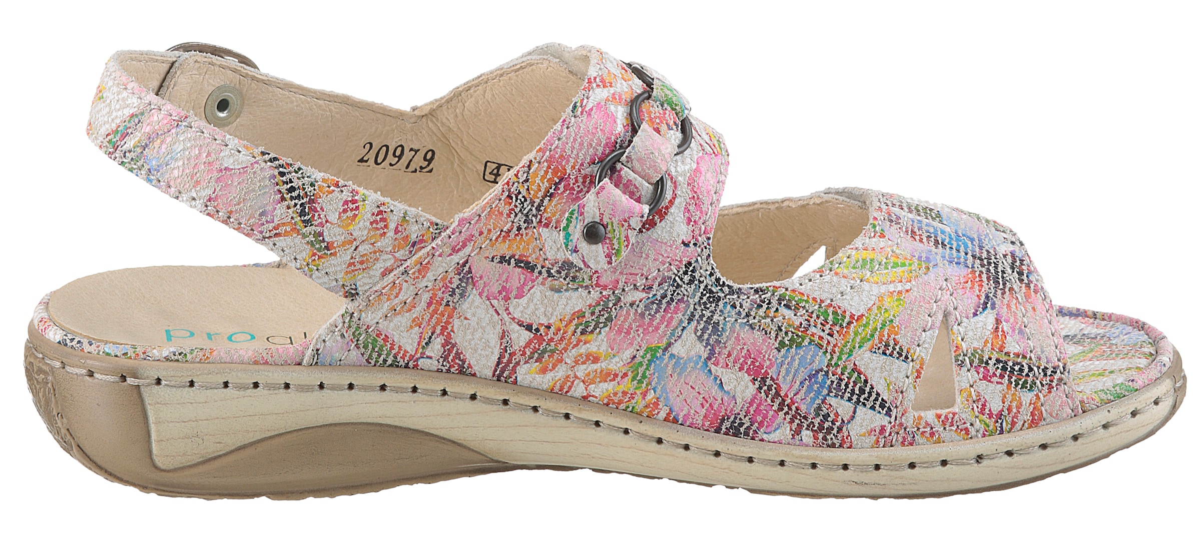 Waldläufer Sandale »GARDA«  , Sommerschuh, Klettschuh, Sandalette in Bequemweite G (= weit)