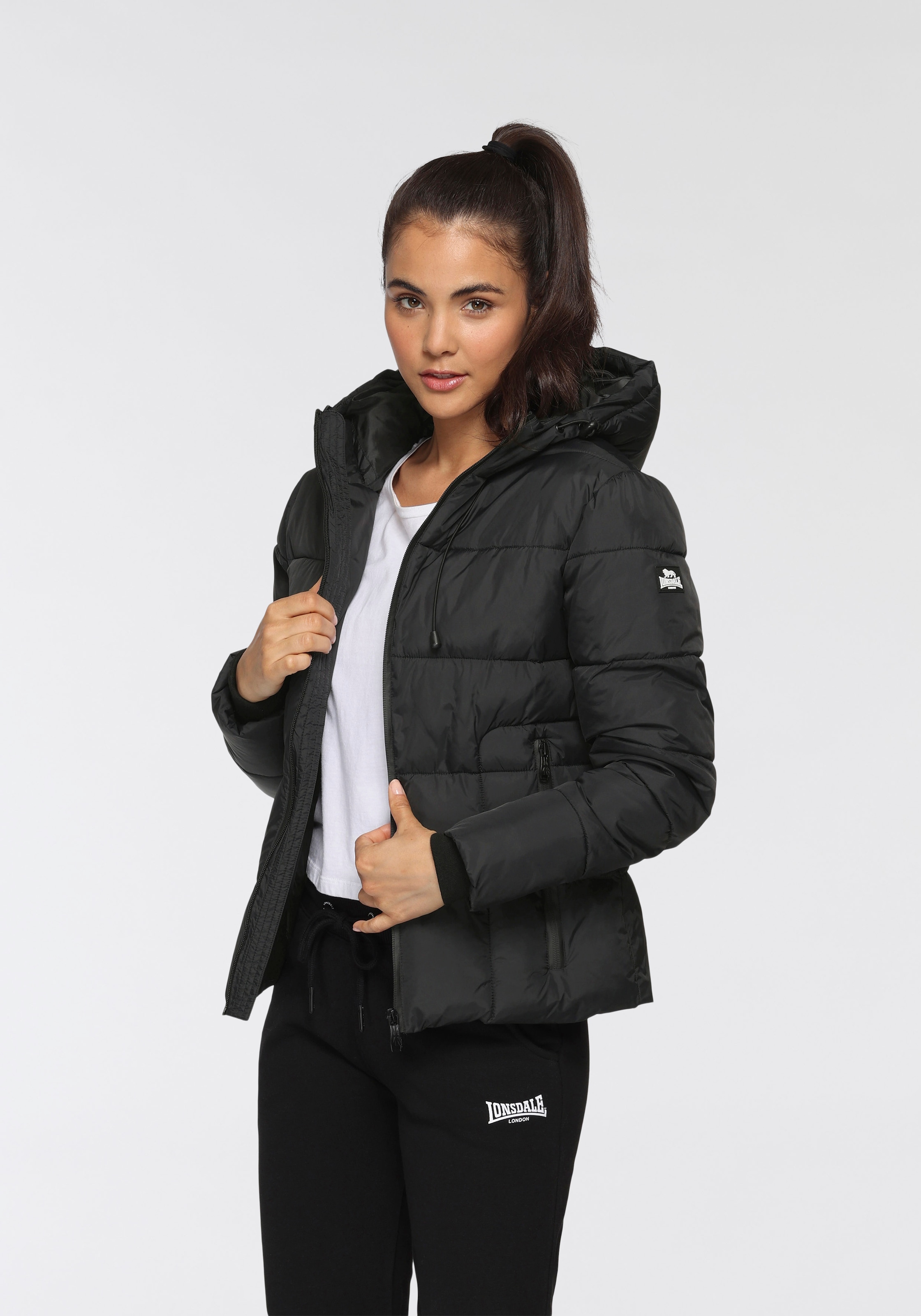 Image of Lonsdale Steppjacke "GRAMPOUND" mit Kapuze