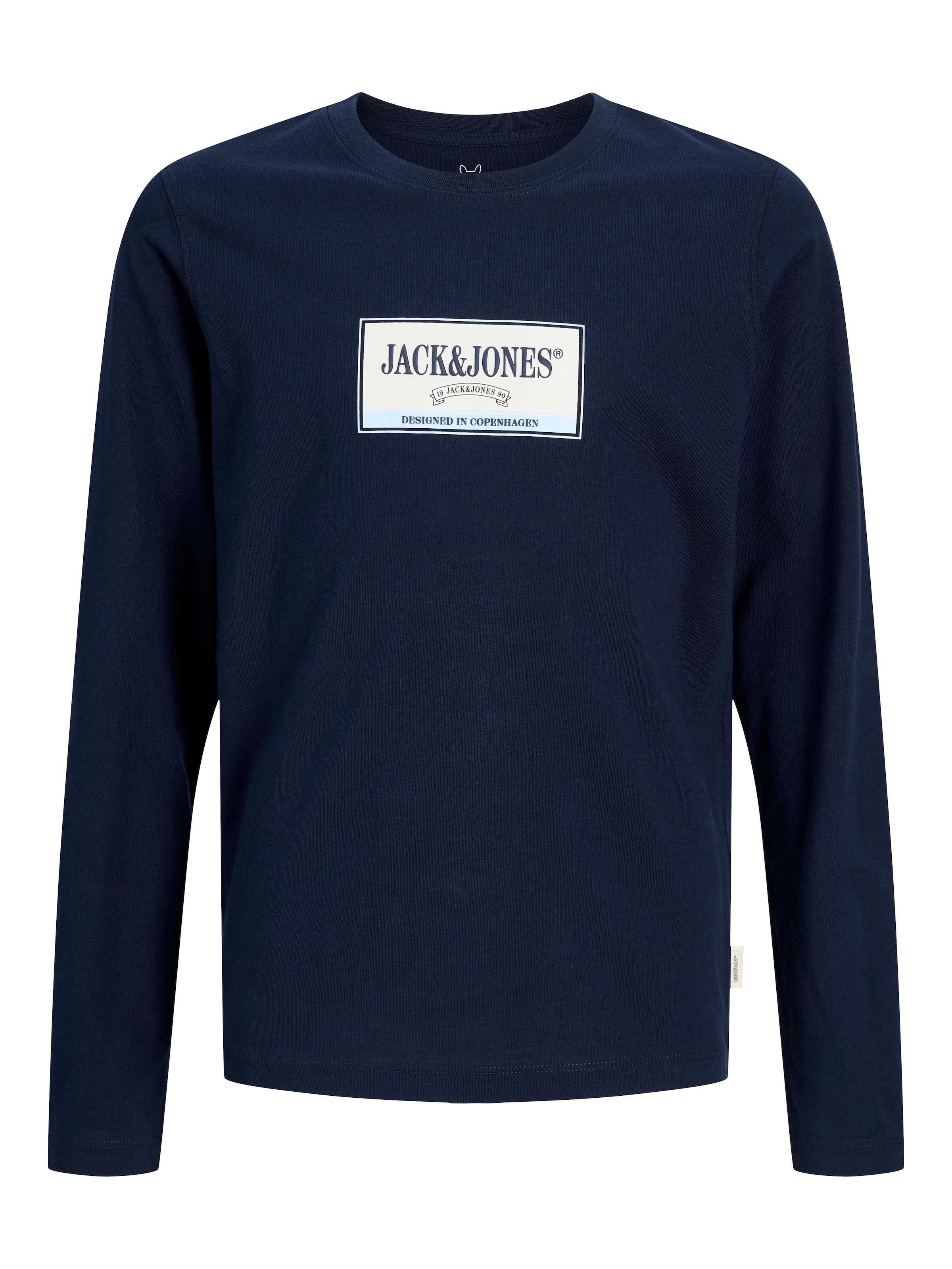 Jack & Jones Junior Langarmshirt »JORFREDERIKSBERG GRAPHIC BOX TEE LS JNR« Baumwolle, regular fit