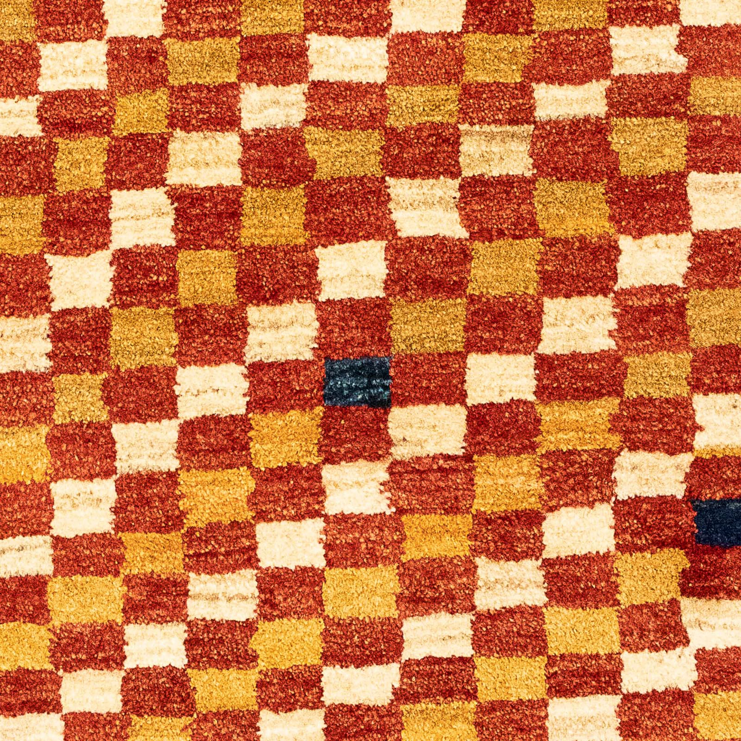 morgenland Wollteppich »Gabbeh - Perser - 140 x 72 cm - rost«, rechteckig, Wohnzimmer, Handgeknüpft, Einzelstück mit Zertifikat