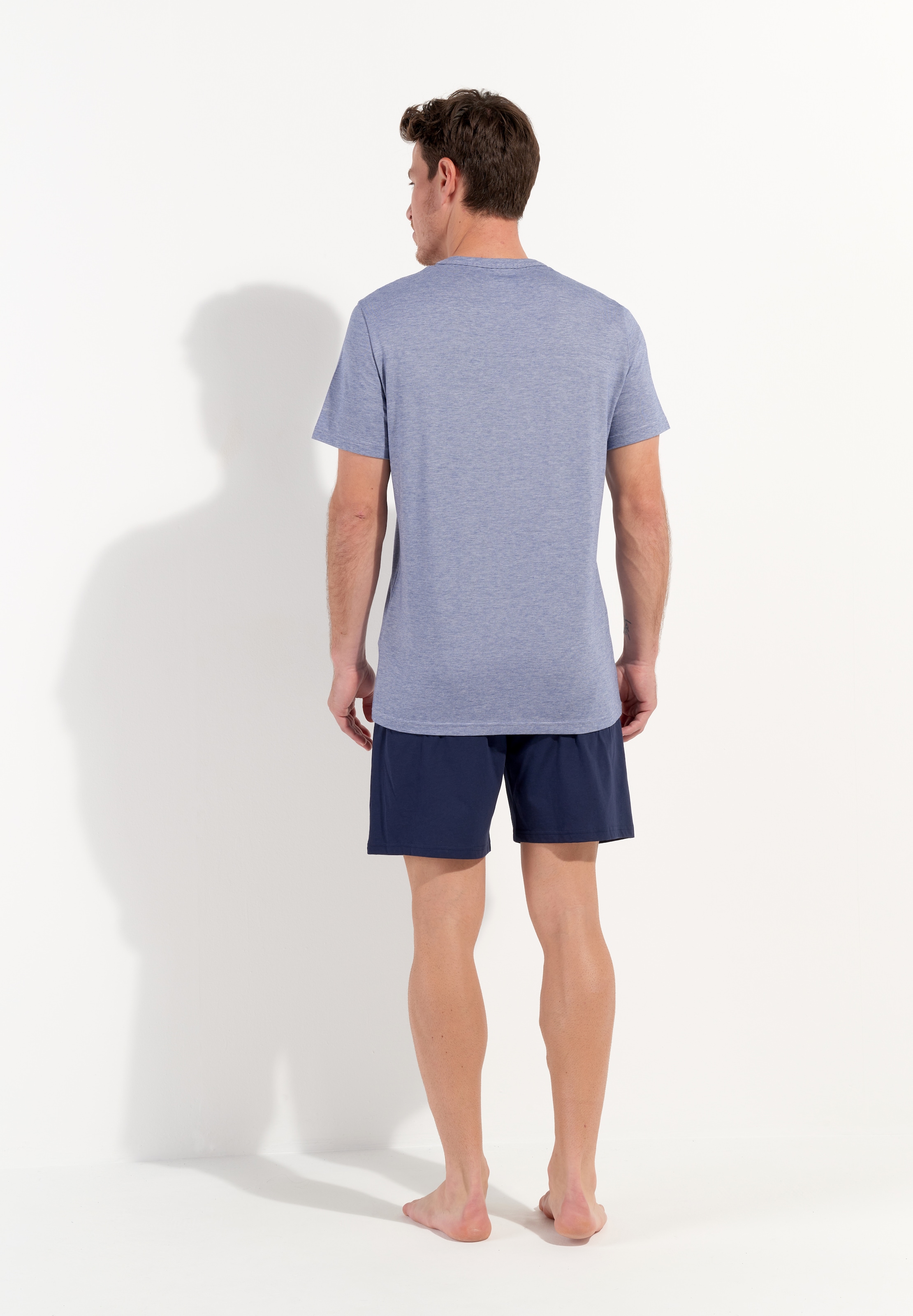Hom Shorty »Modal Comfort« Poches latérales, col rond, manches courtes, doux