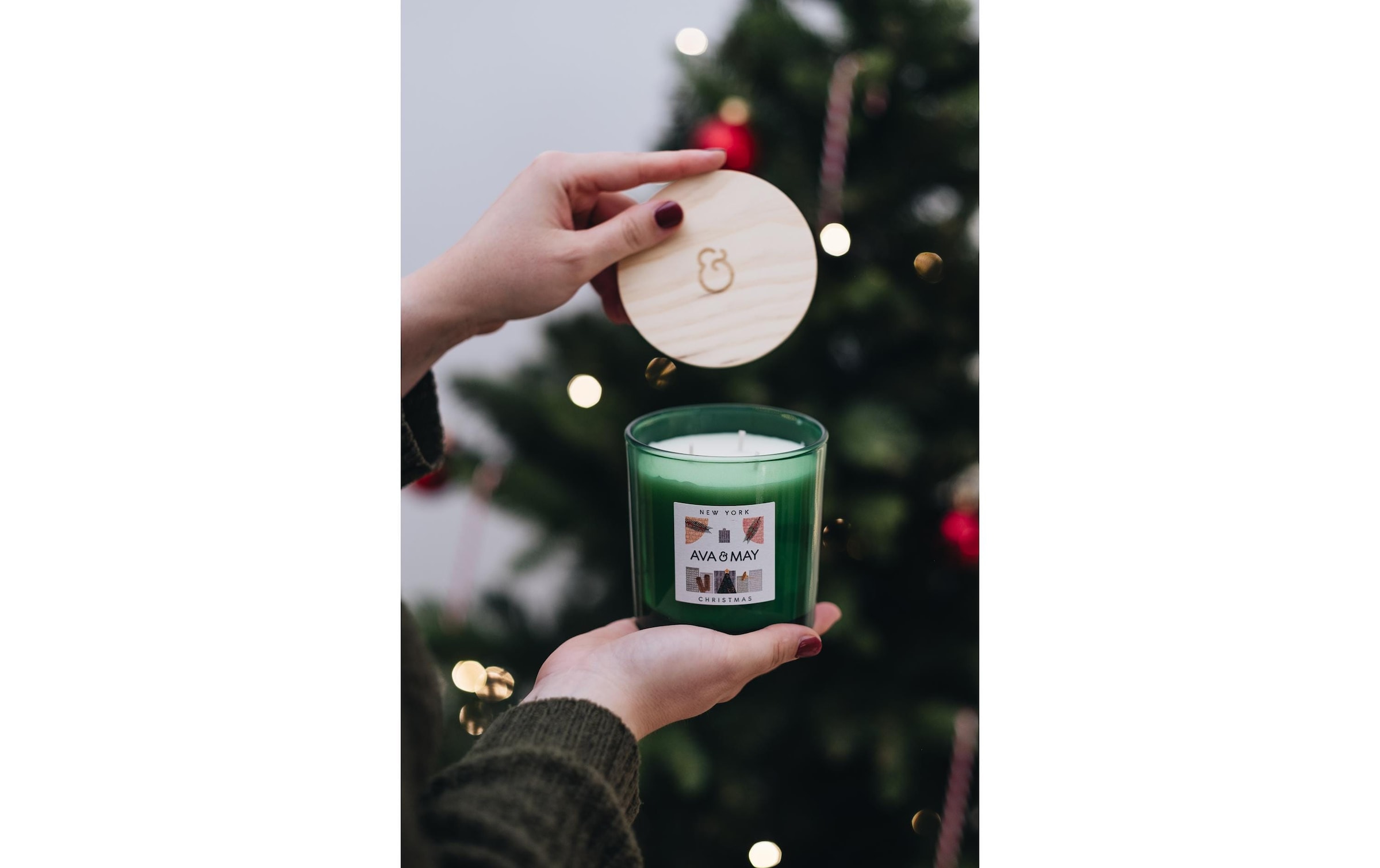 AVA & MAY Bougie parfumée »New York Christmas«