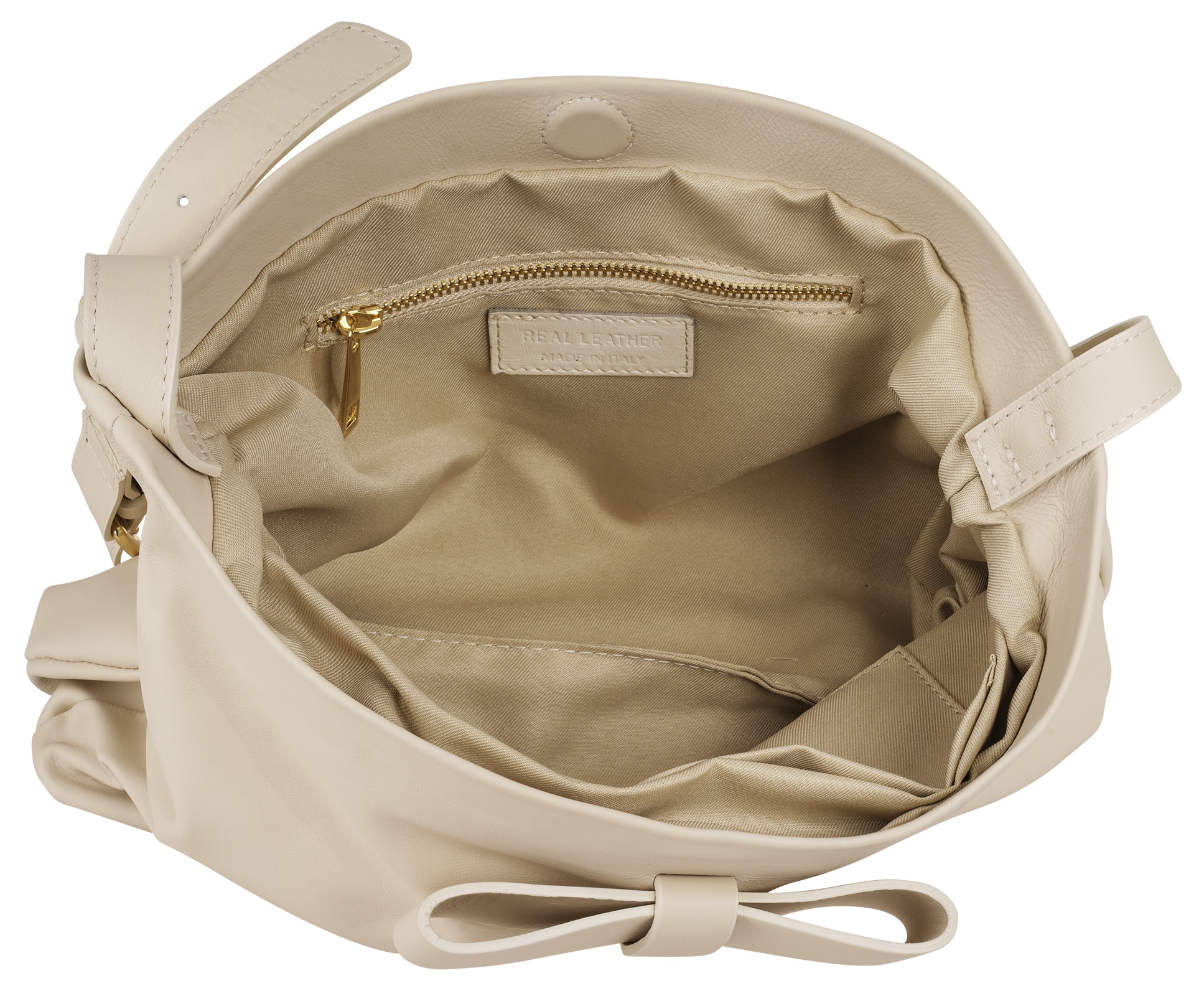 Samantha Look Umhängetasche echt Leder, Made in Italy