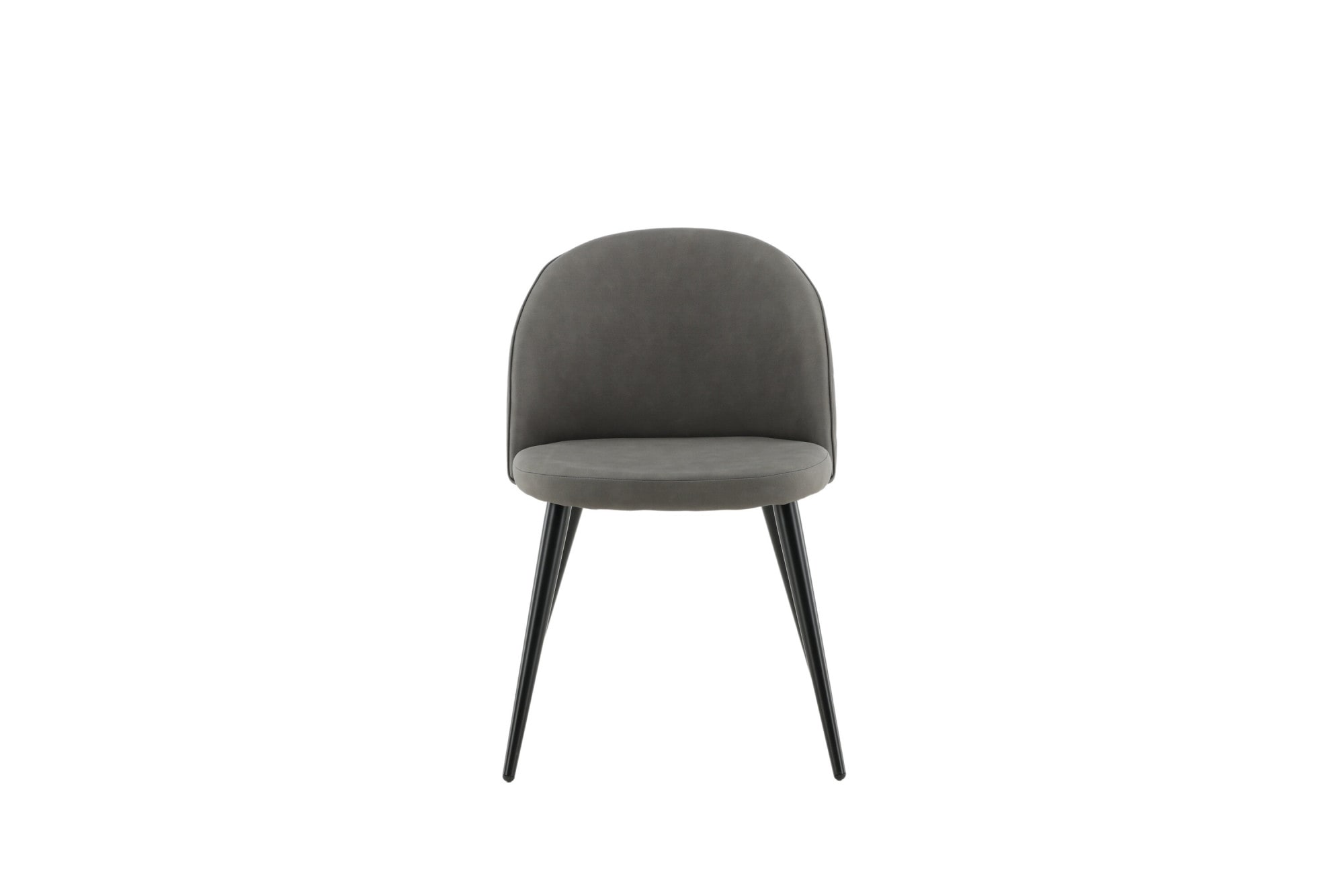 Venture Home Chaise de salle à manger »Velvet Stitches, 2er-Set Esszimmerstühle in Mikrofaser-Grau, 150 kg« () 2 cuischaise rembourrée, revêtement doux, matelassage, fer noir, élégant