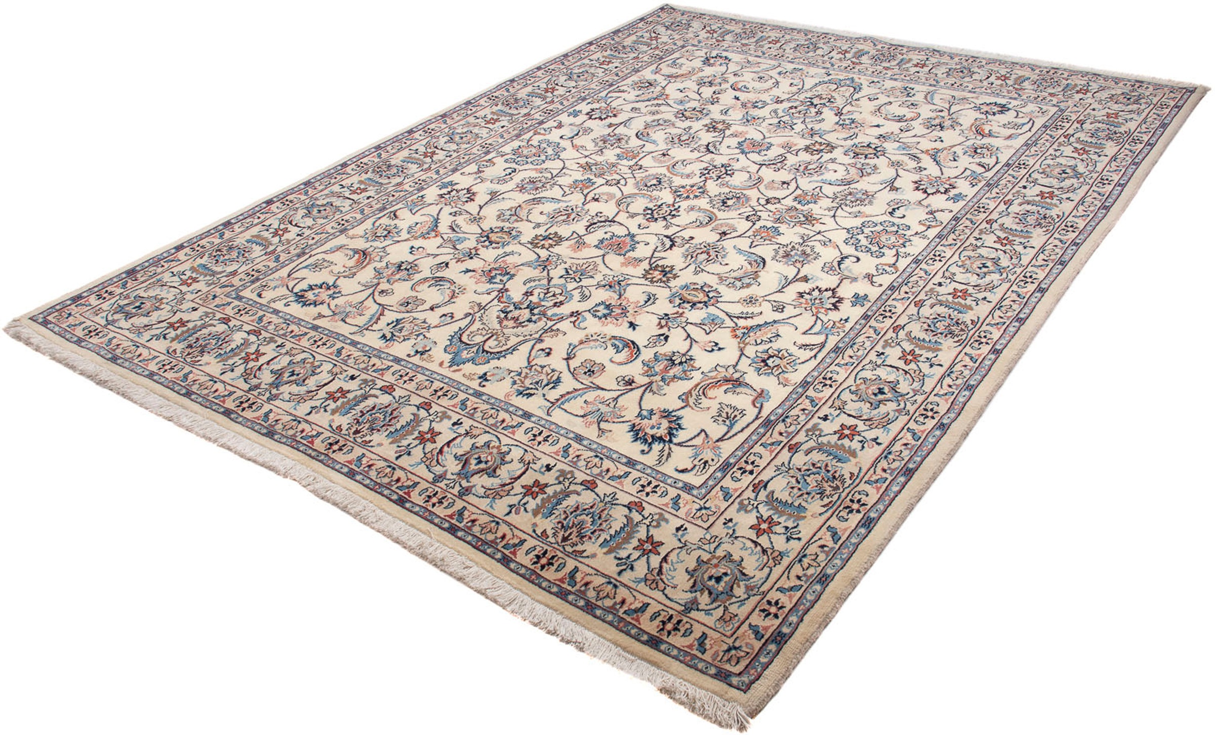 Image of morgenland Orientteppich »Perser - Classic - 274 x 197 cm - beige«, rechteckig, 10 mm Höhe, Wohnzimmer, Handgeknüpft, Einzelstück mit Zertifikat bei Ackermann Versand Schweiz