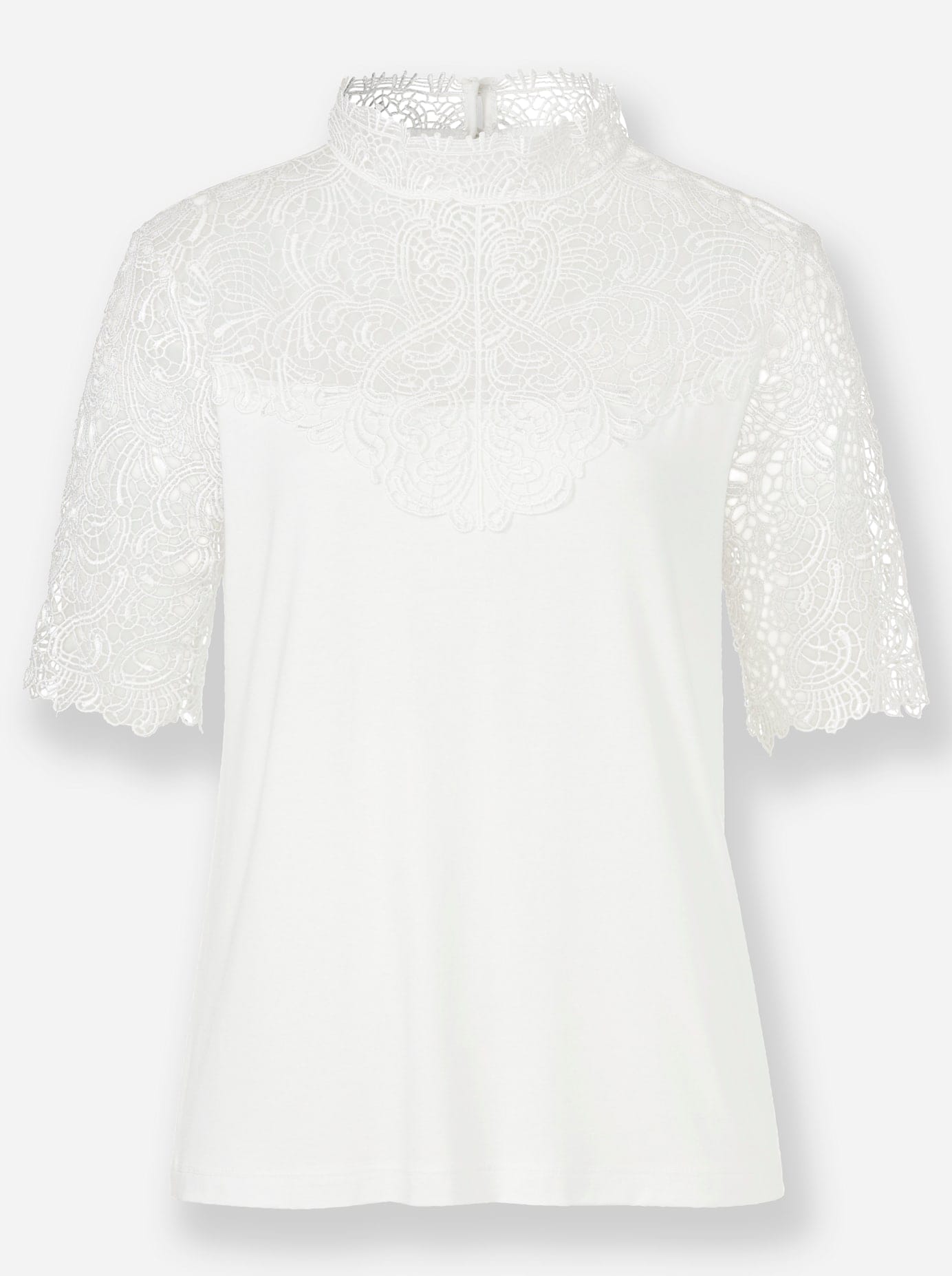 Lady Spitzenshirt »Spitzen-Shirt«, (1 tlg.)