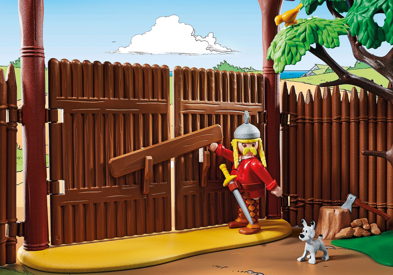 Playmobil® Konstruktions-Spielset »Grosses Dorffest (70931), Asterix«, (310 St.), Made in Germany