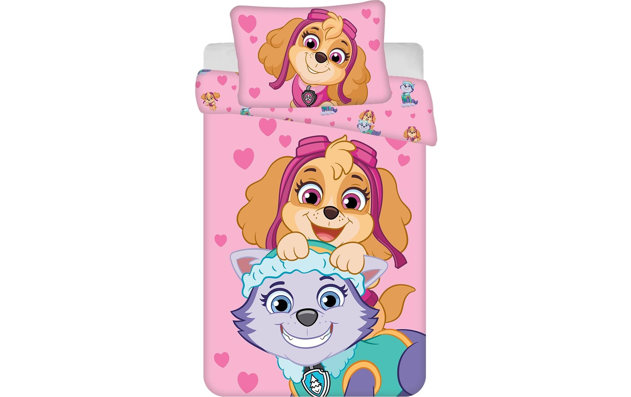 Image of Kinderbettwäsche "Jerry Fabrics Paw Patrol Duo 100 x 135 cm + 40 x 60 cm" 2