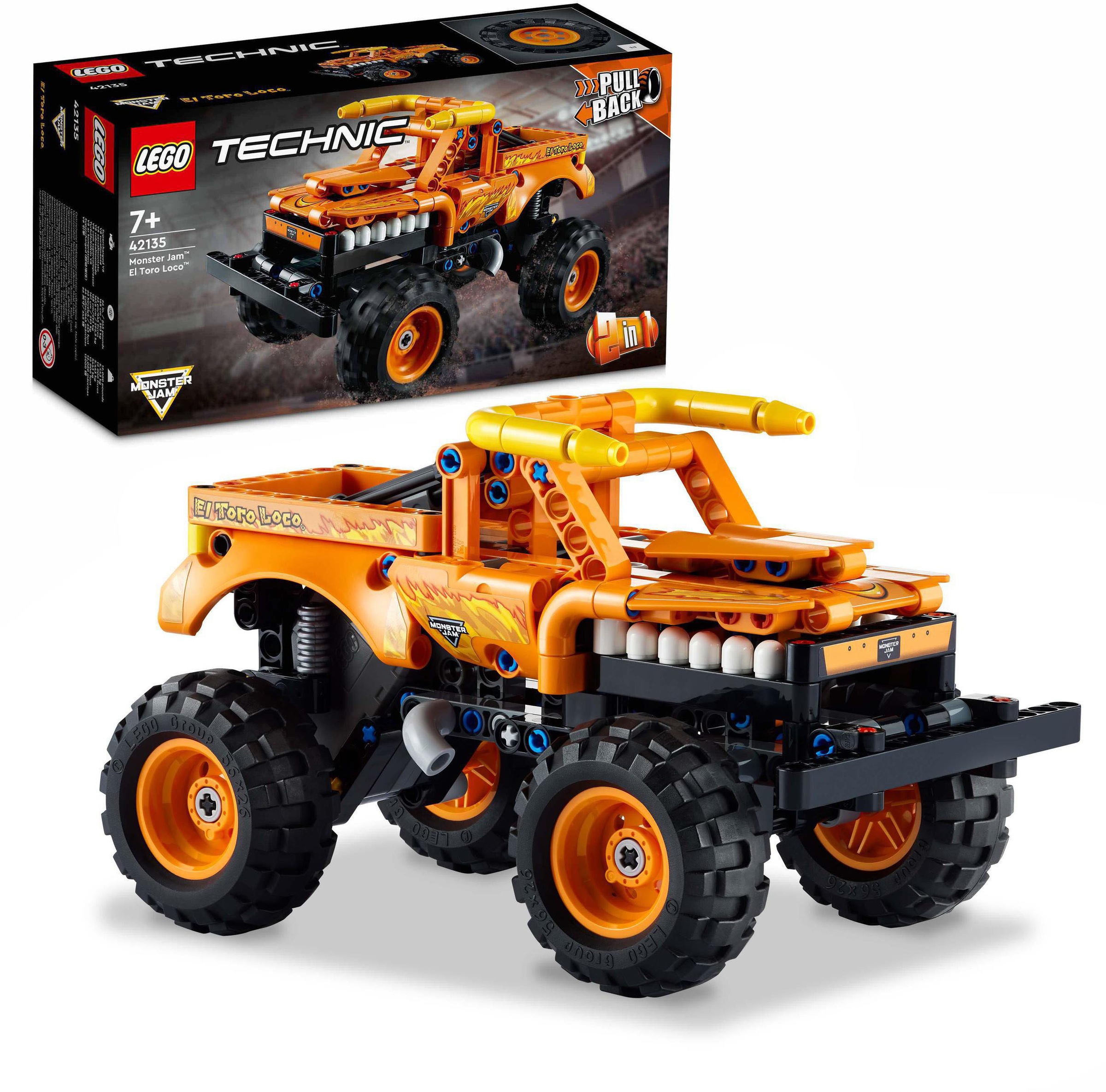 Image of LEGO® Konstruktionsspielsteine »Monster Jam™ El Toro Loco™ (42135), LEGO® Technic 2in1«, (247 St.) bei Ackermann Versand Schweiz