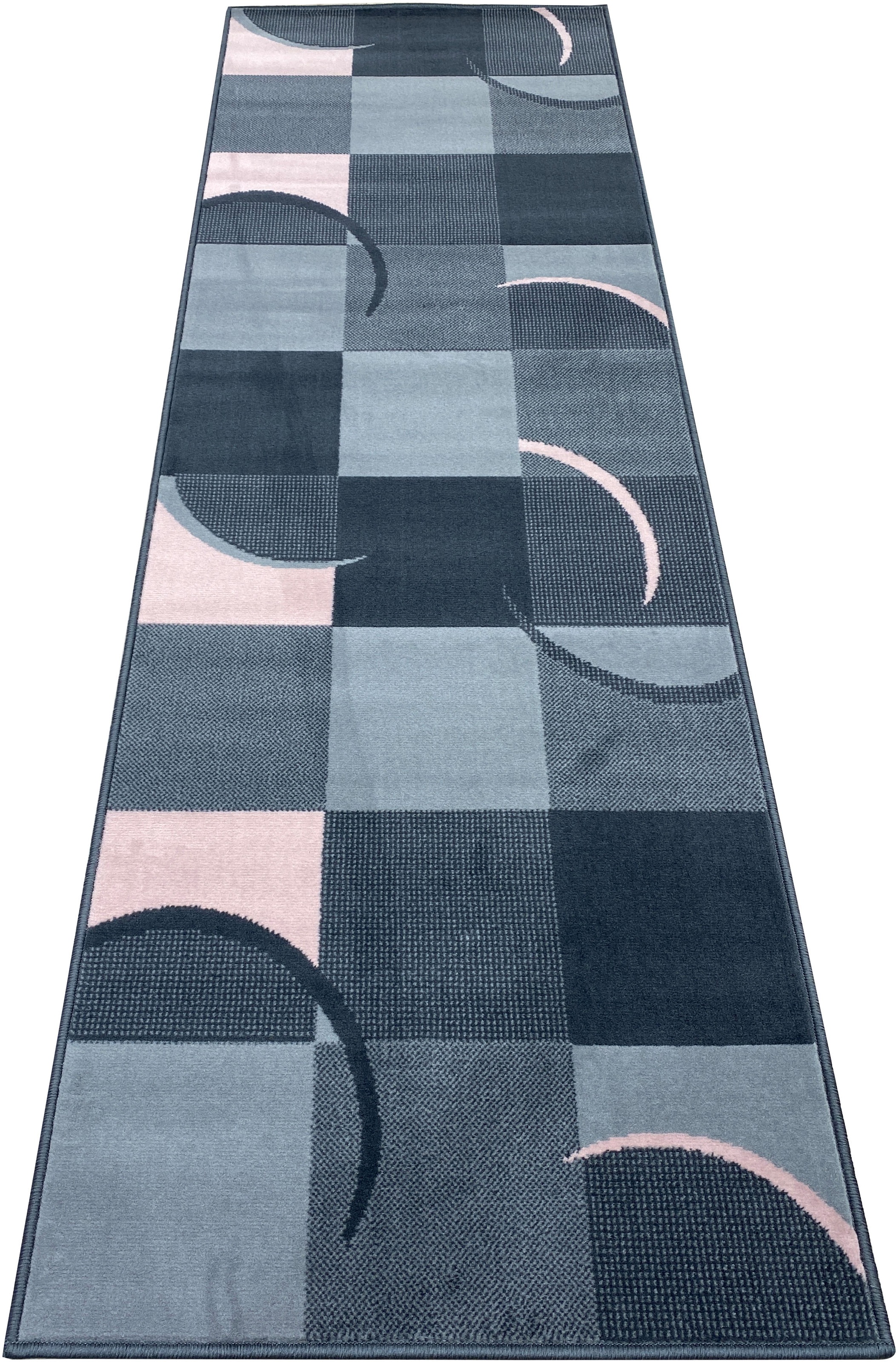 Image of my home Läufer »Dylan«, rechteckig, 7 mm Höhe, angenehm weich, kariert bei Ackermann Versand Schweiz