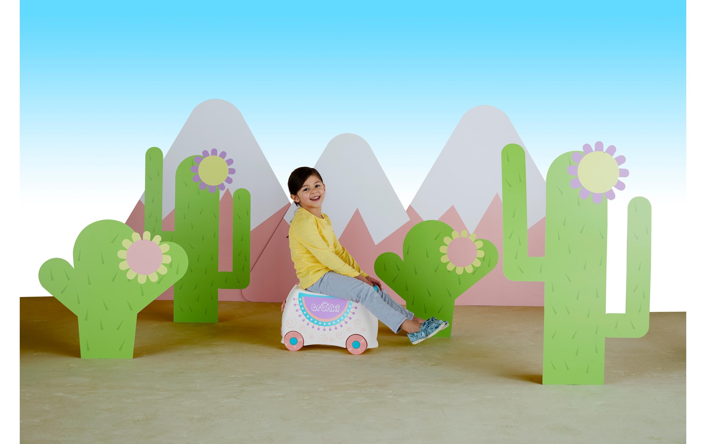 TRUNKI Trolley »Lola Llama« 4 Rollen