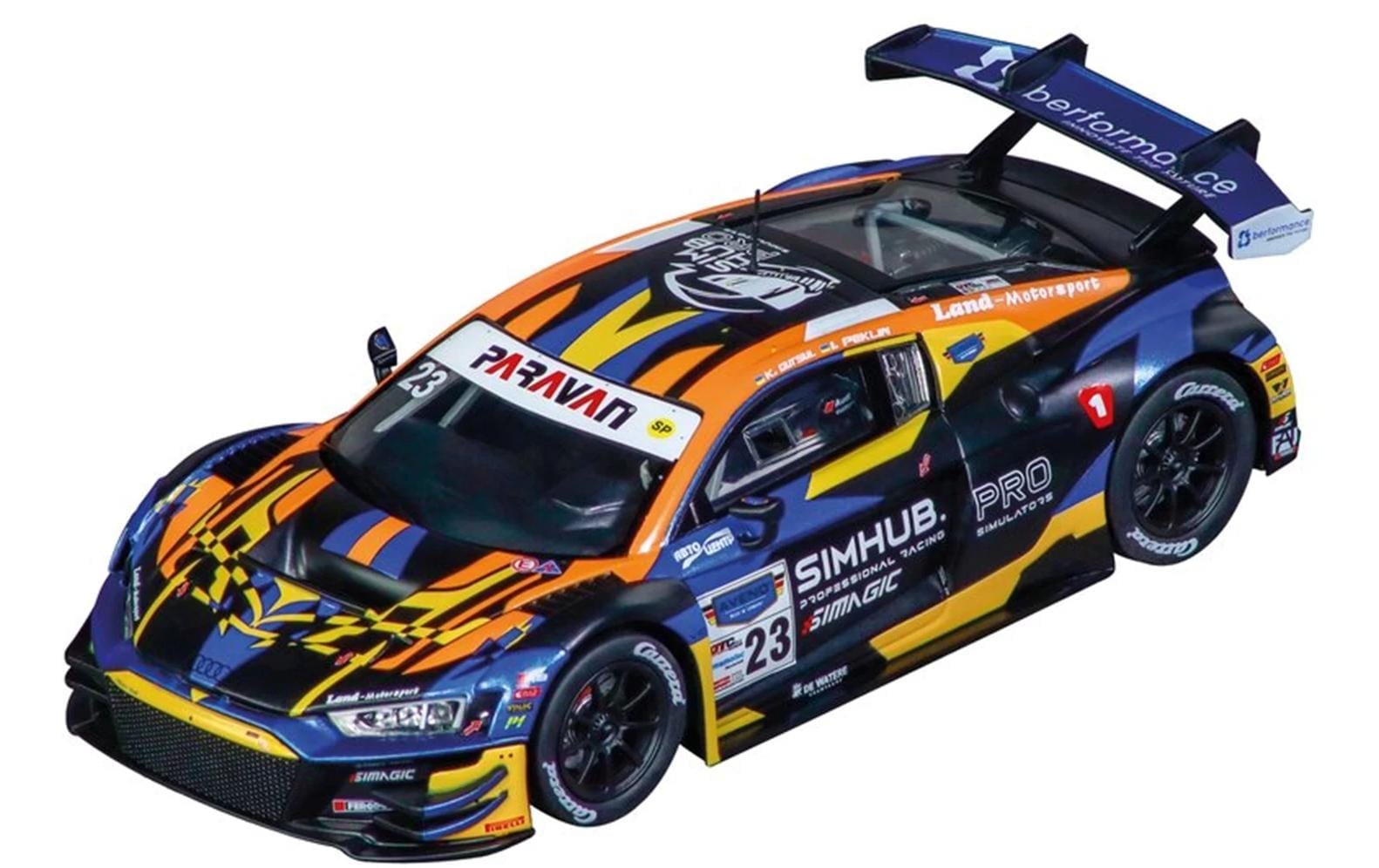 Image of Carrera Rennbahn-Auto "Audi R8 LMS GT3 Evo No.23 Rennwagen 1:32" Licht, Rücklicht