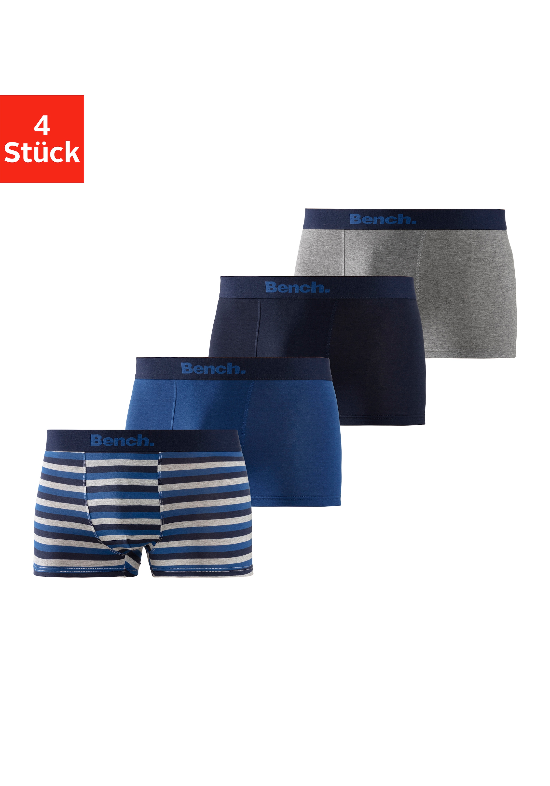 Boxer »Boxershorts für Herren«, (Packung, 4 St.), aus Baumwoll-Mix