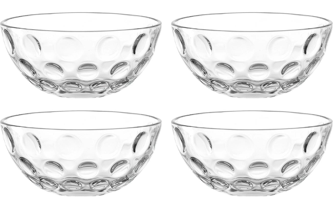 Image of LEONARDO Schale "Cucina Optic 14 cm, 4 Stück" aus Kalk-Natron-Glas