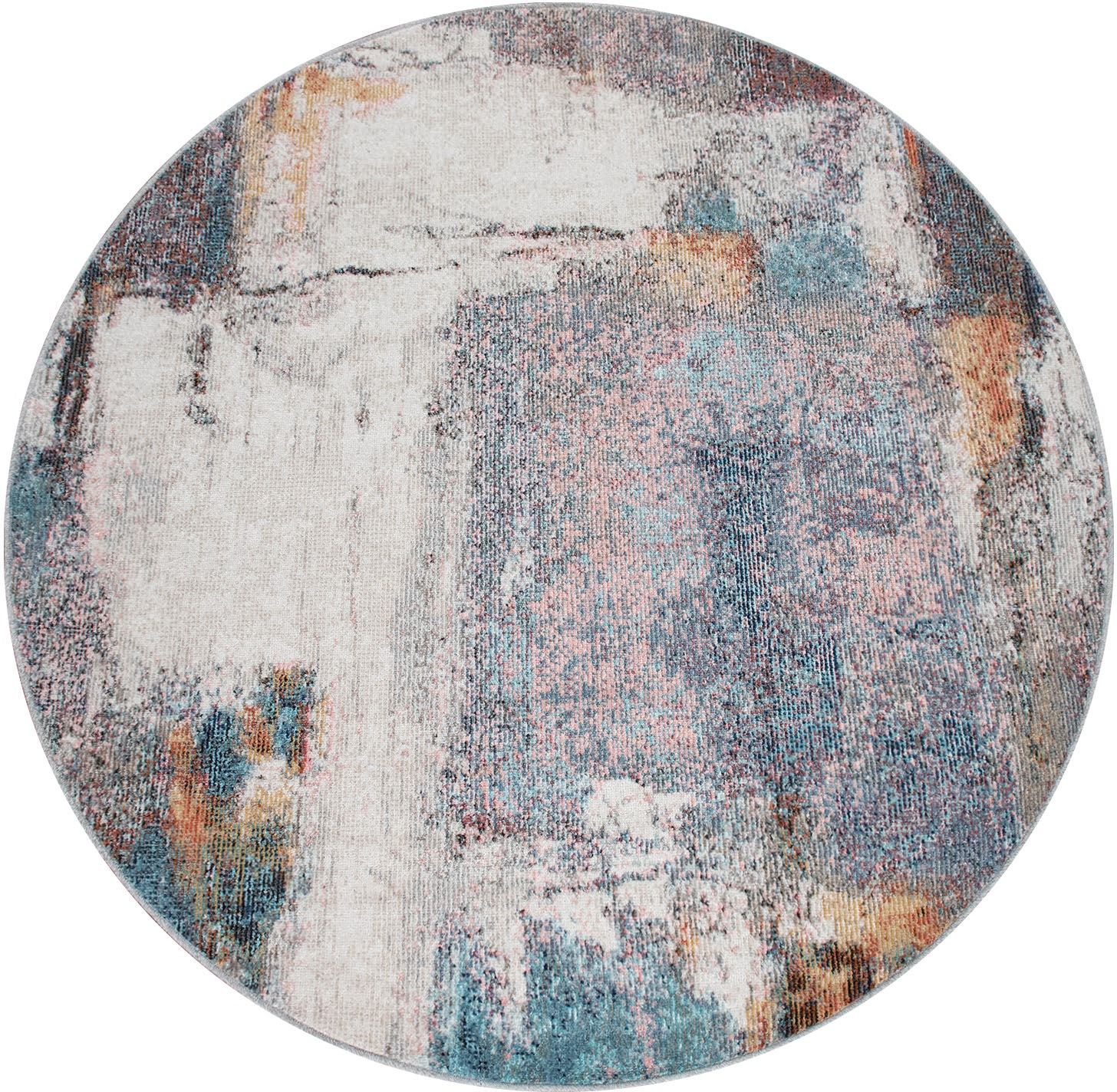Image of Paco Home Teppich »Torres 272«, rund, 4 mm Höhe, modernes abstraktes Design, In- und Outdoor geeignet, Wohnzimmer bei Ackermann Versand Schweiz