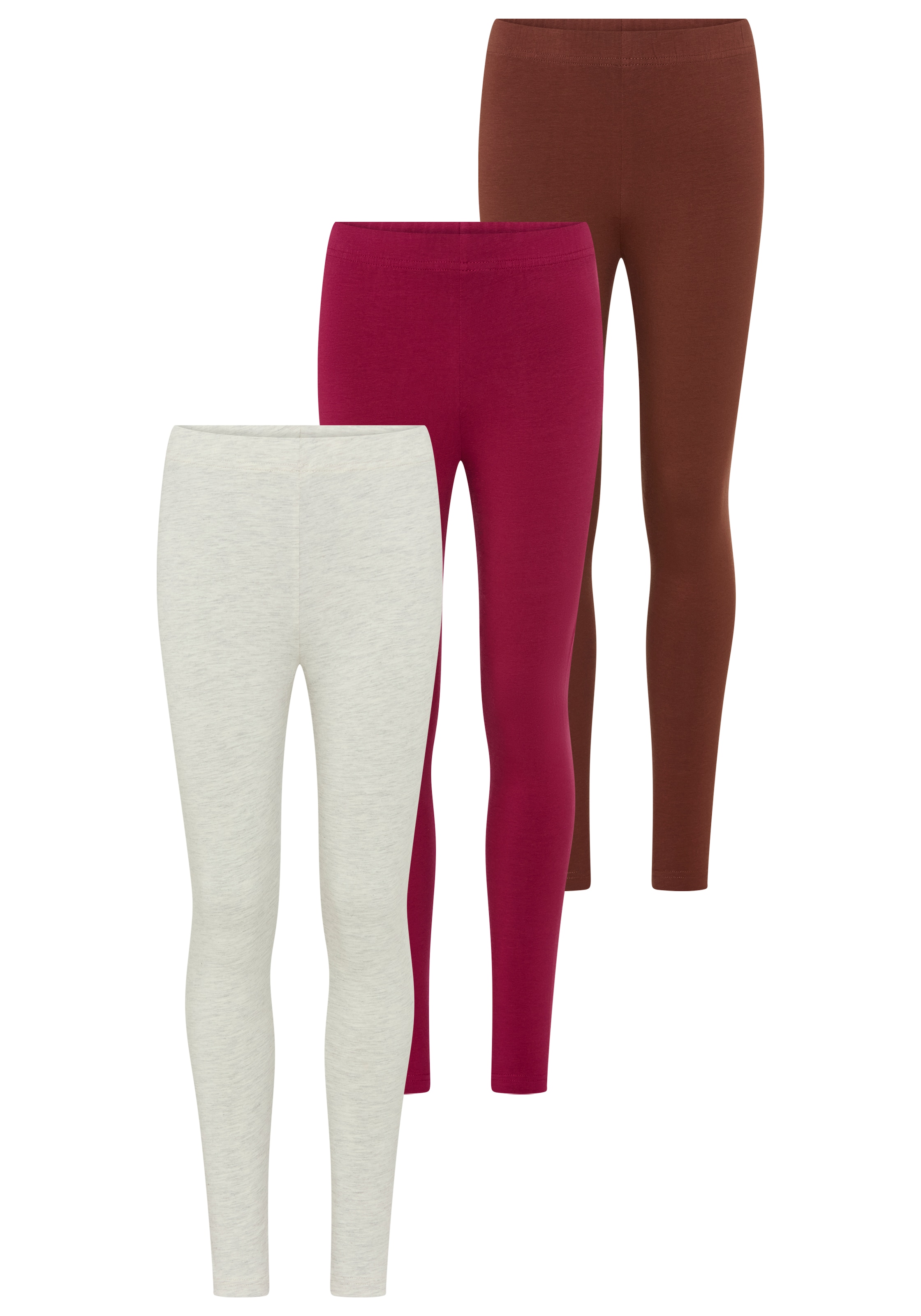 Image of H.I.S Leggings "3er Pack H.I.S Leggings in modischen Farben, Must-Have Basic" 3 Basic Leggings im Pack, extra-eng geschnittene Form