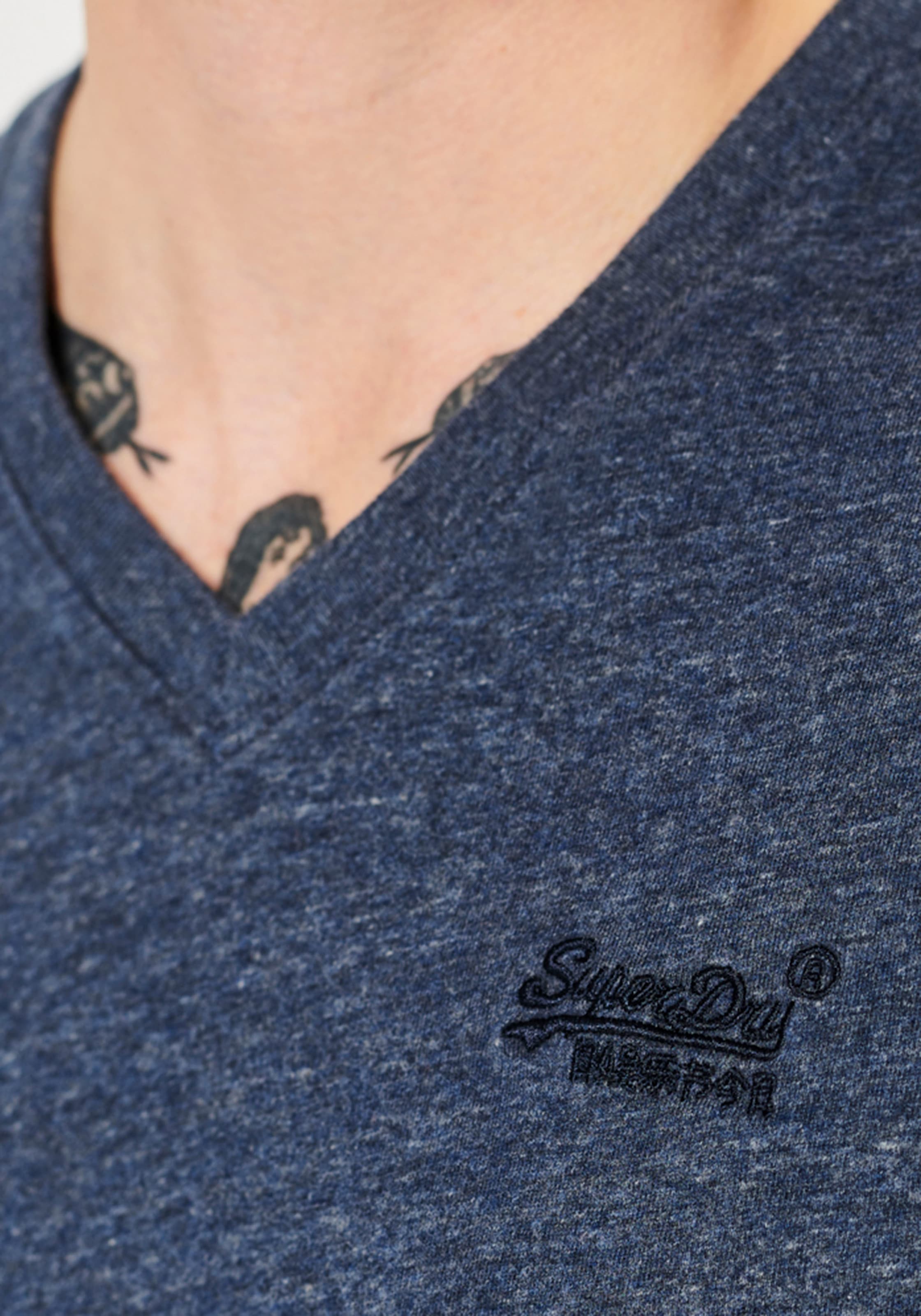 Superdry V-Shirt »VINTAGE LOGO EMB VEE«