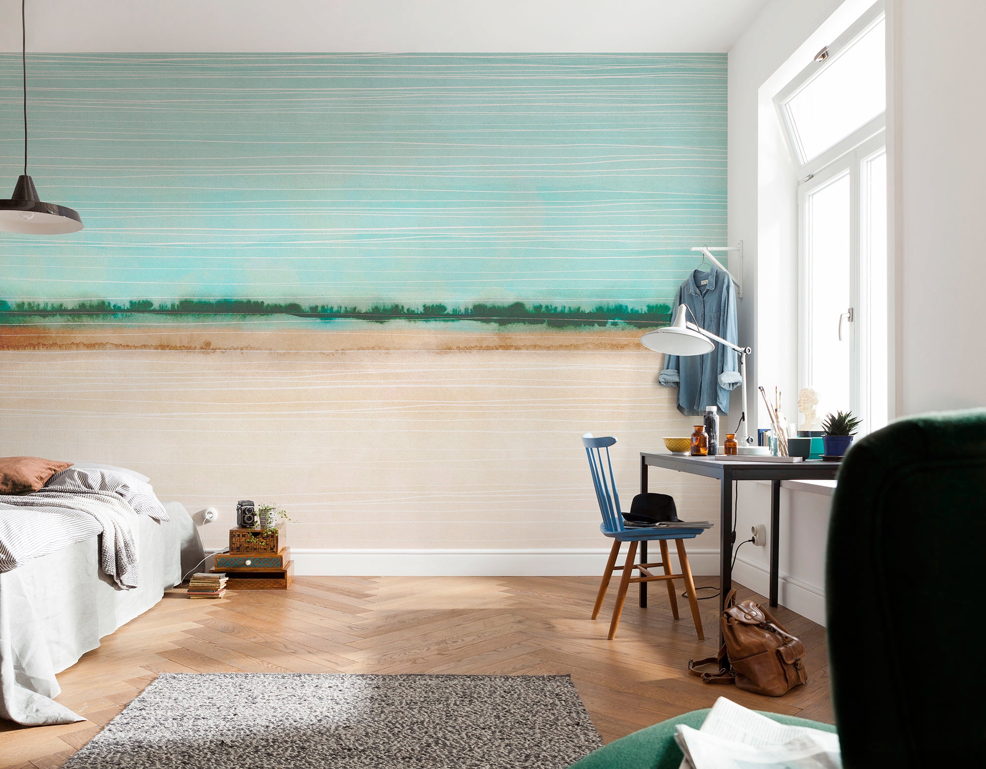 Komar Vliestapete »Digitaldruck Vlies -  Drift - Grösse 350 x 250 cm« bedruckt glatt Wohnzimmer, Schlafzimmer