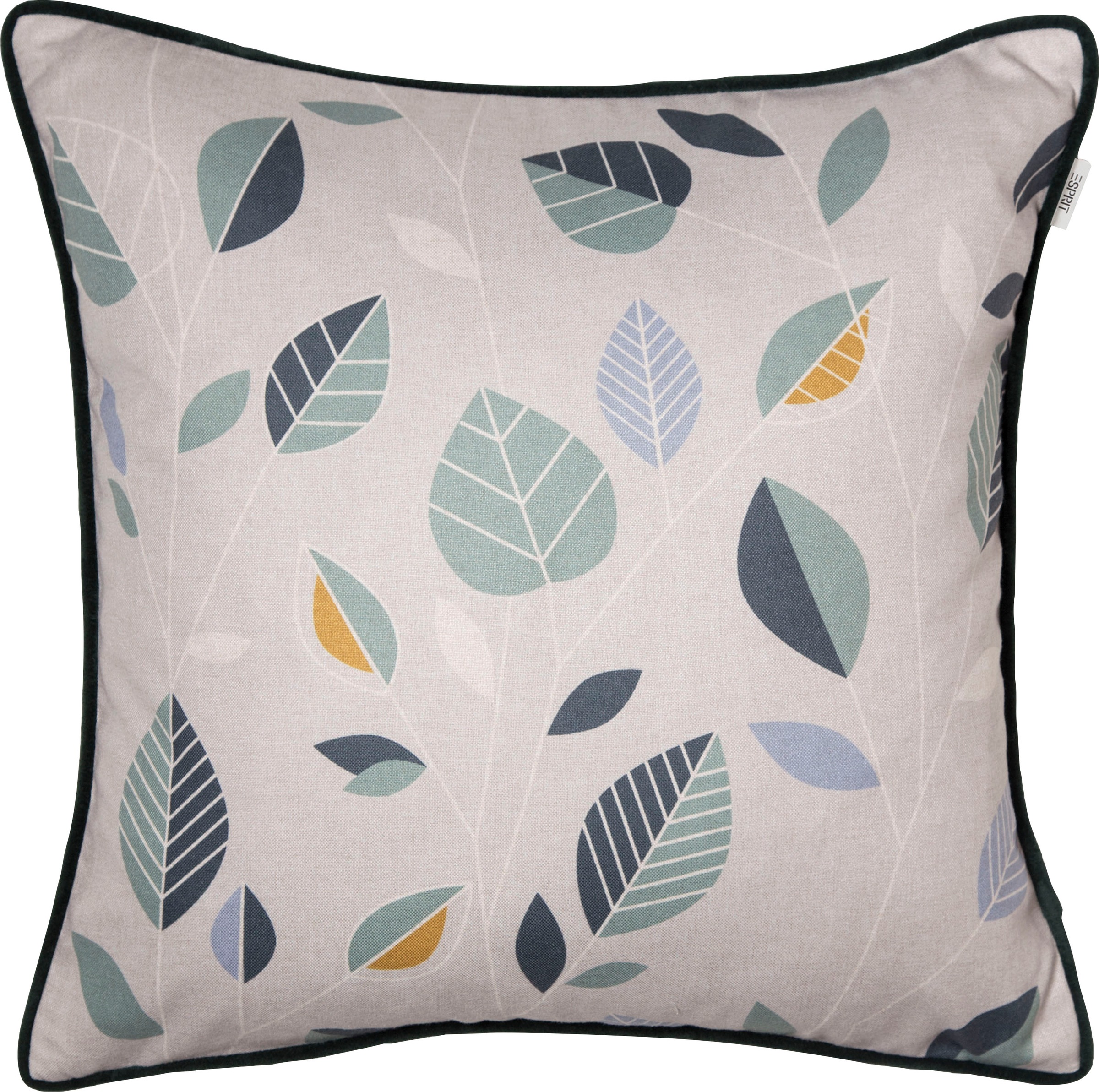 Image of Esprit Dekokissen »Harmony«, (1 St.), bedruckt mit Blattmotiv und farblich abgepassten Keder bei Ackermann Versand Schweiz