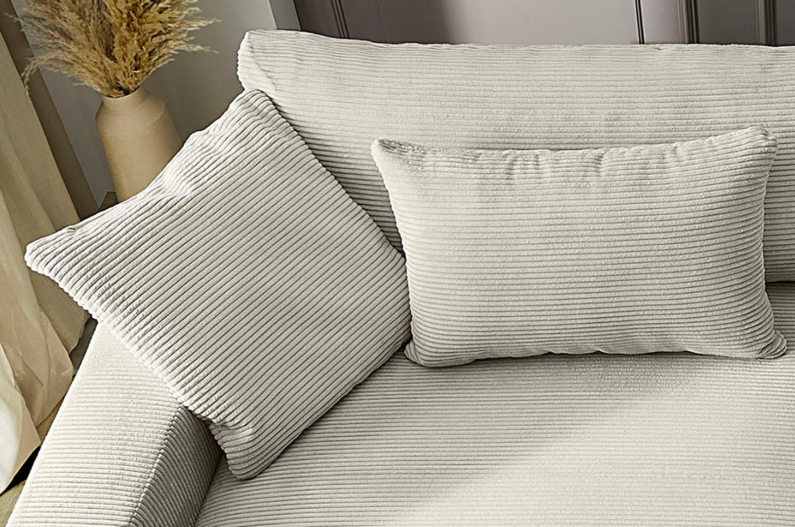 Jockenhöfer Gruppe Big-Sofa »Milano XXL, B: 290 cm, Megasofa, Loungesofa« mit Zierkissen, Relaxfläche 120x240 cm, Federkern