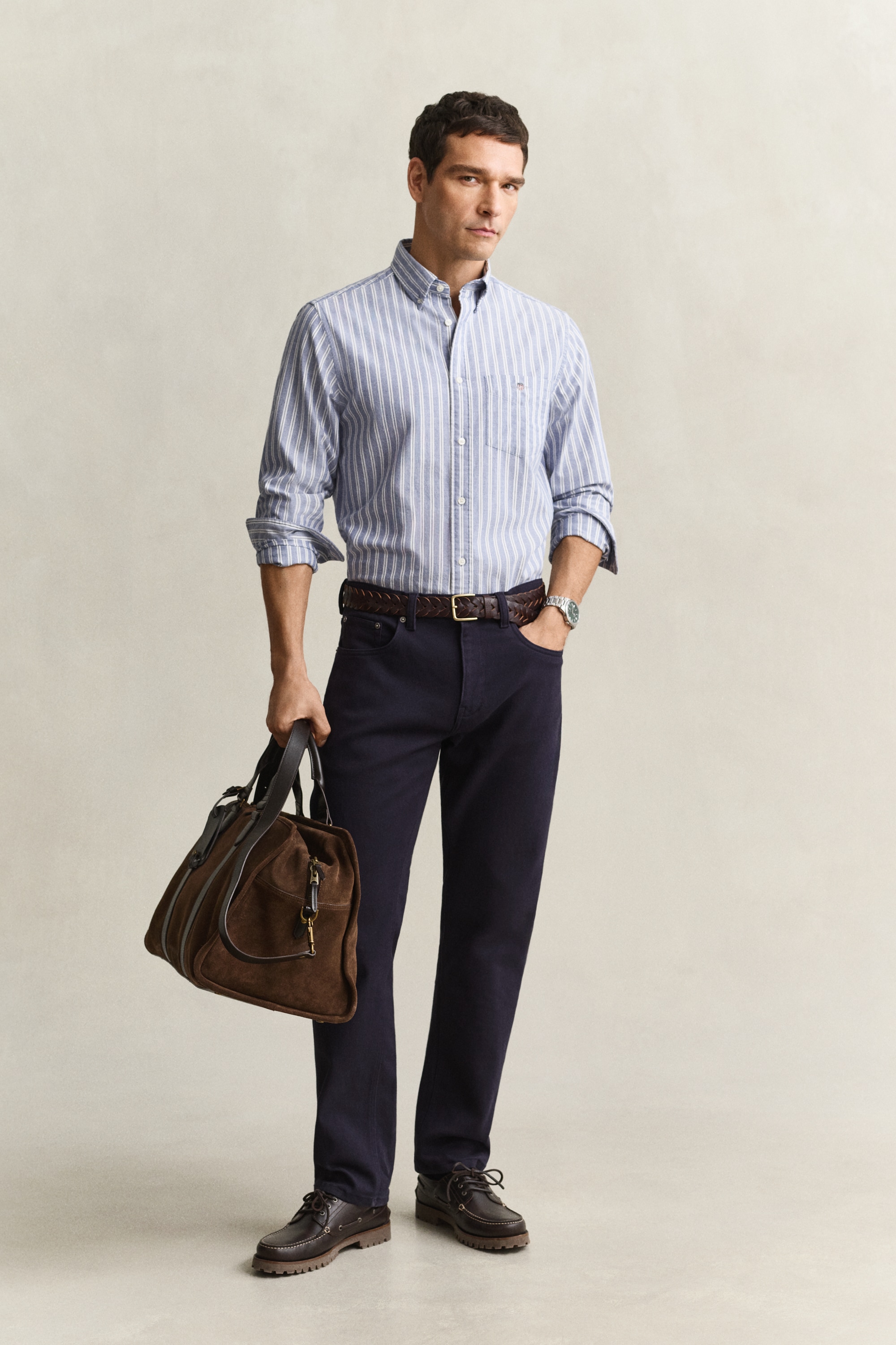 Gant Langarmhemd »REGULAR CLASSIC OXFORD STRIPE SHIRT« Regular fit mit Streifenmuster