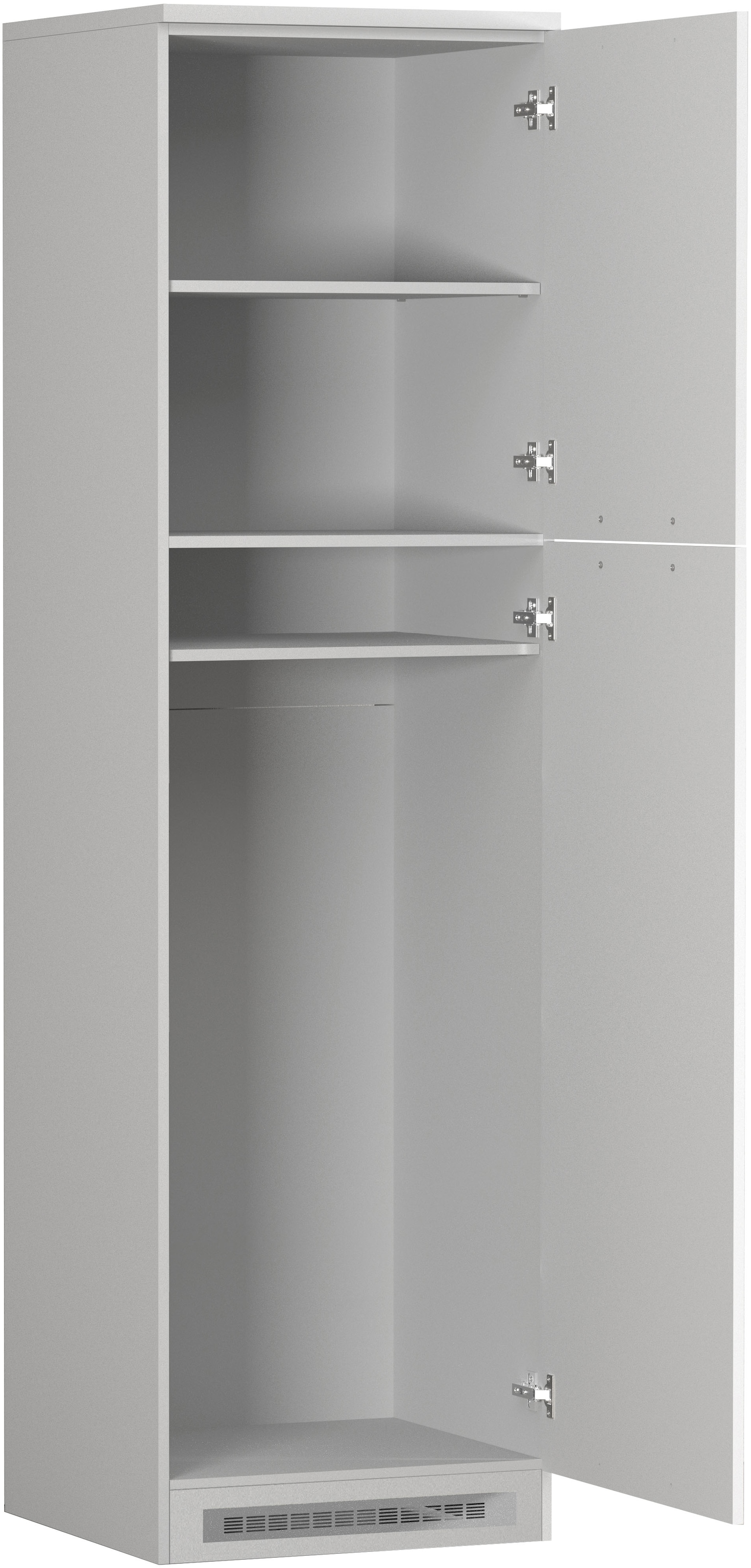 KOCHSTATION Armoire réfrigérée encastrable »Luna, Kühlschrank-Umbau, Einbauschrank für Kühlschrank, Made in Italy« B/T/H: 60×60×214,5 cm, für zwei Kühlschrankhöhen vorbereitet