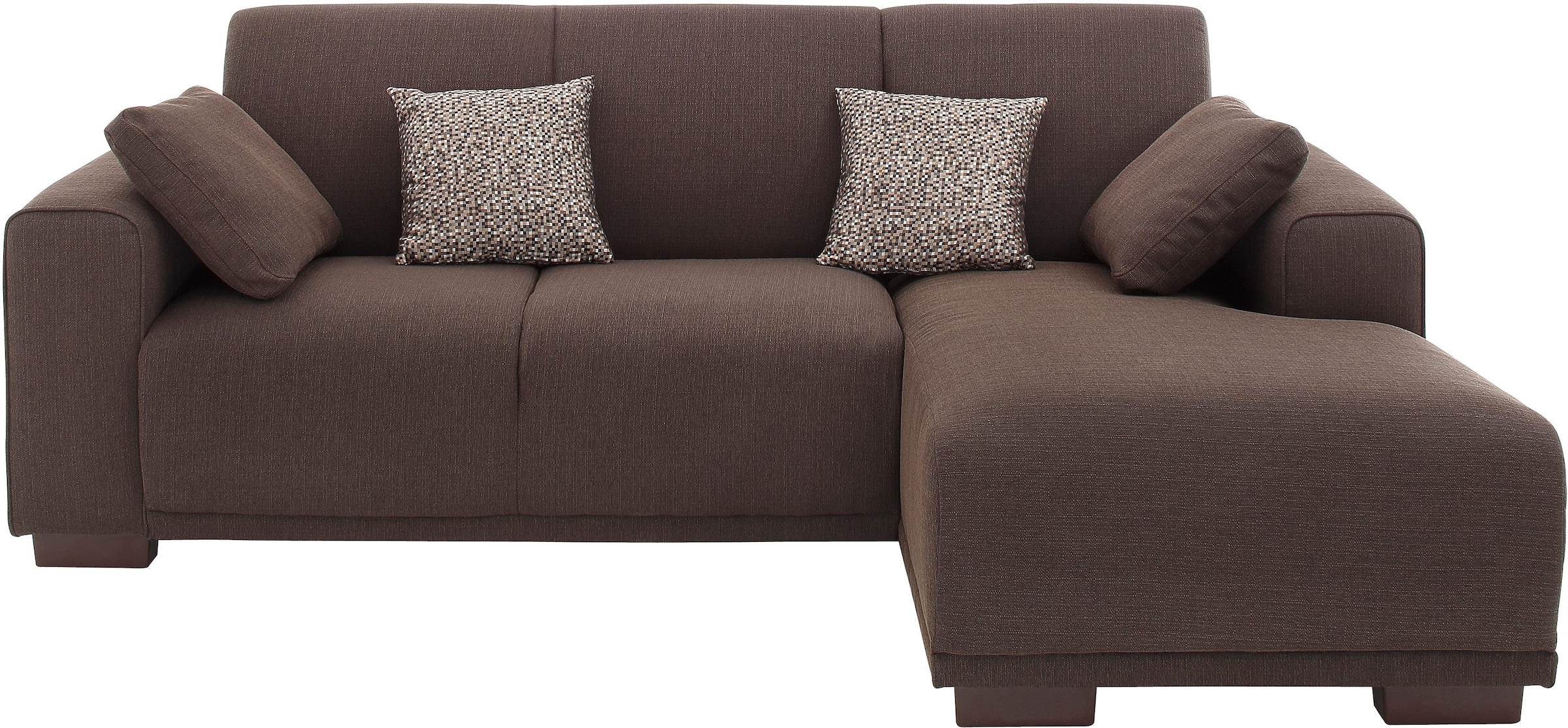 Home affaire Ecksofa »Bornholm incl. 2 Kissen, Stellmasse 234x162 cm L-Form«, Recamiere wahlweise links oder rechts bestellbar