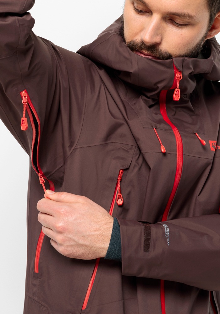 Jack Wolfskin Skijacke »ALPSPITZE PRO 3L JKT M«, mit Kapuze