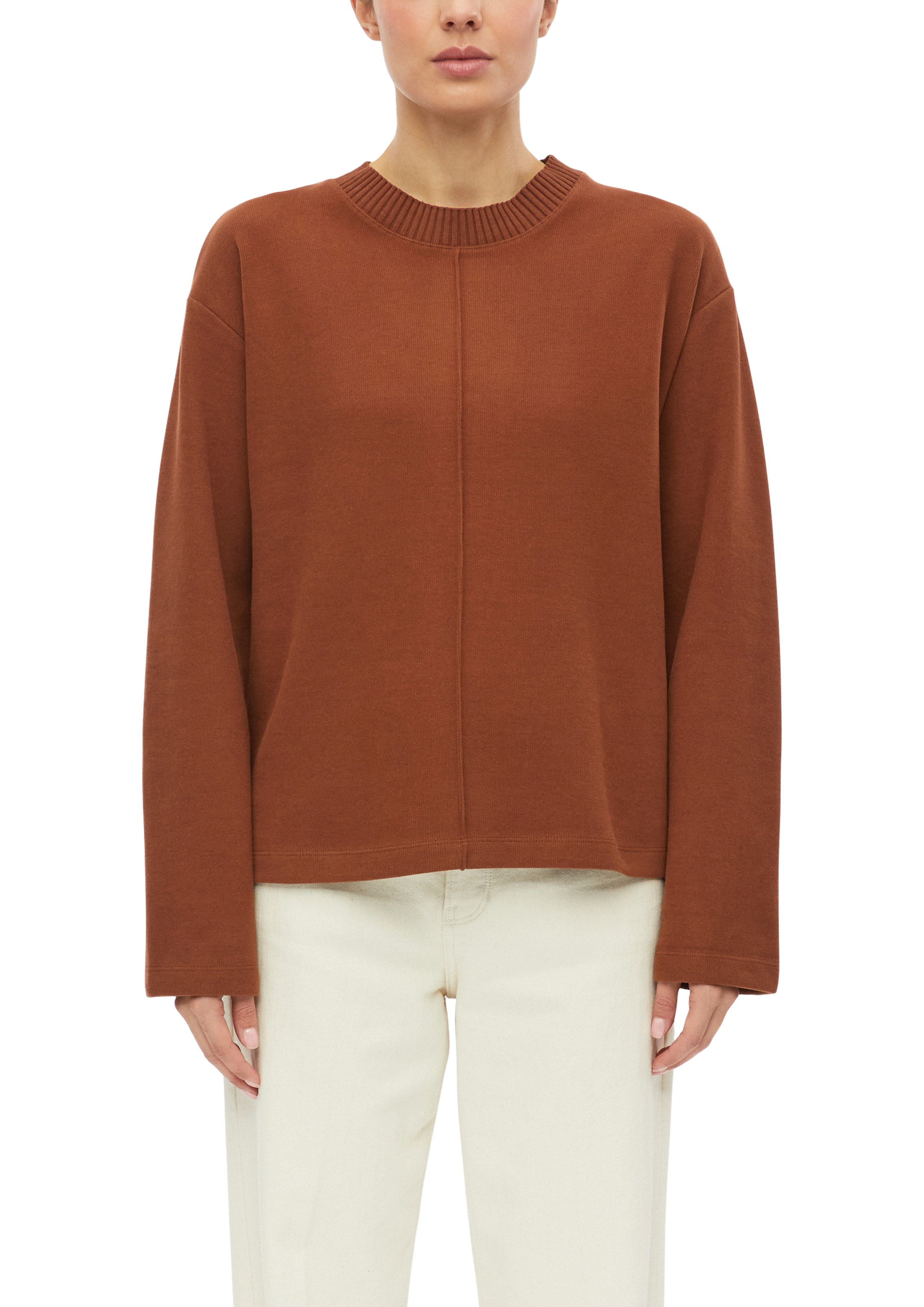 Image of s.Oliver Sweater, Strickpullover mit Naht-Detail