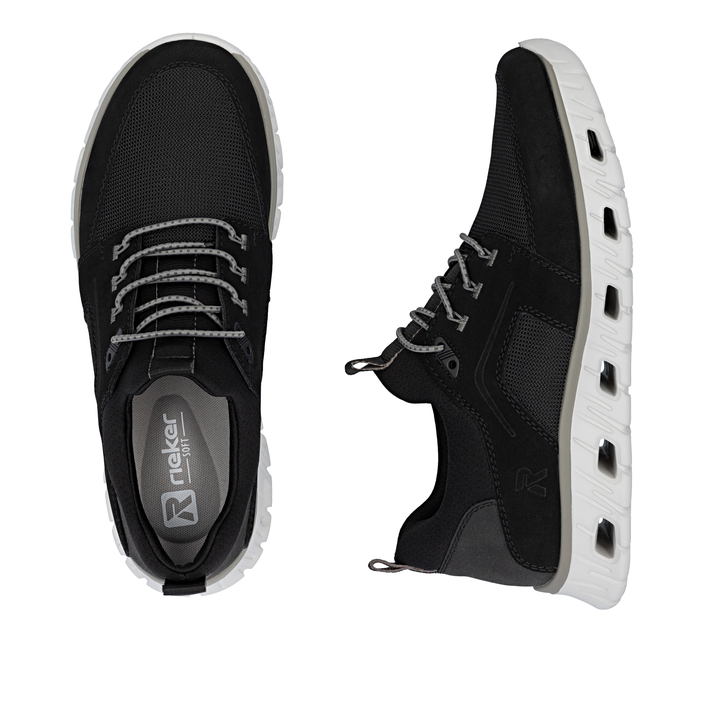 RIEKER Sport Baskets slip-on  chaussure de loisirs, chaussure basse, mocassin avec languettes d'enfilage