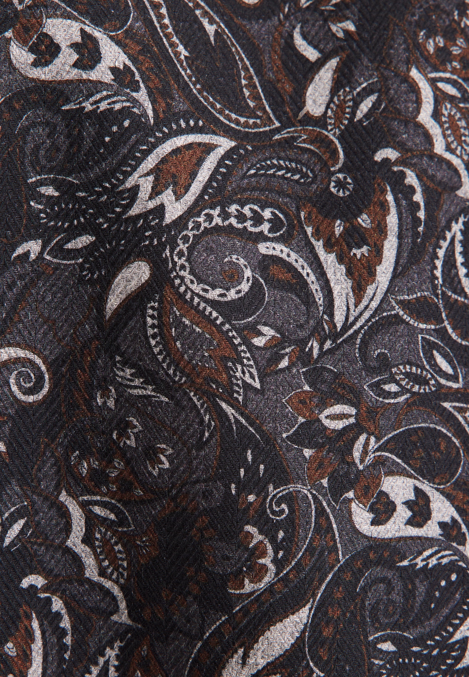 seidensticker Flanellhemd »Schwarze Rose« Slim 1/1 Kentkragen Geblümt