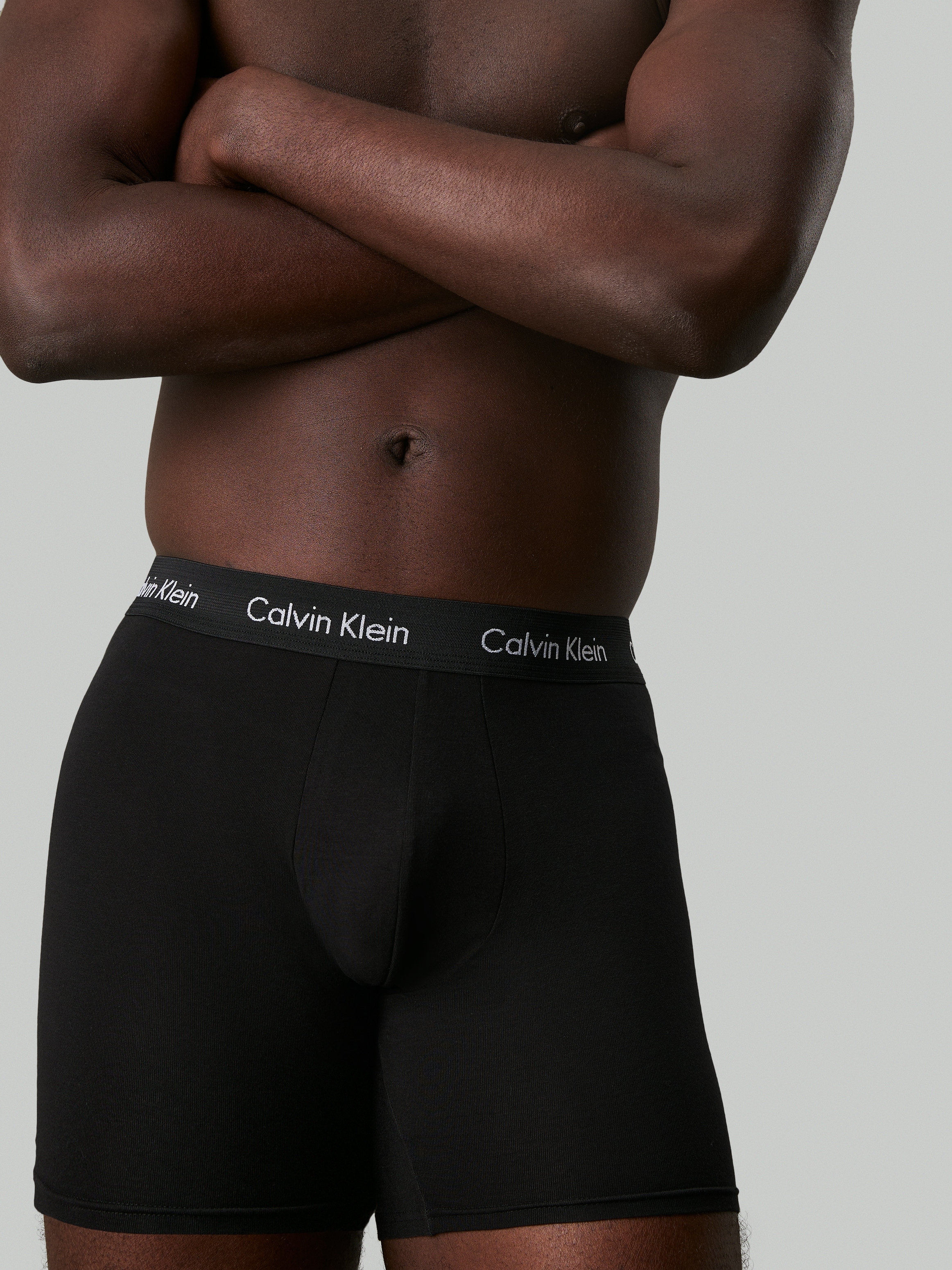 Calvin Klein Underwear Boxer »Boxer Brief 7PK« Packung, 7er-Pack, 7 cuis mittlehoher Bund, langes Bein