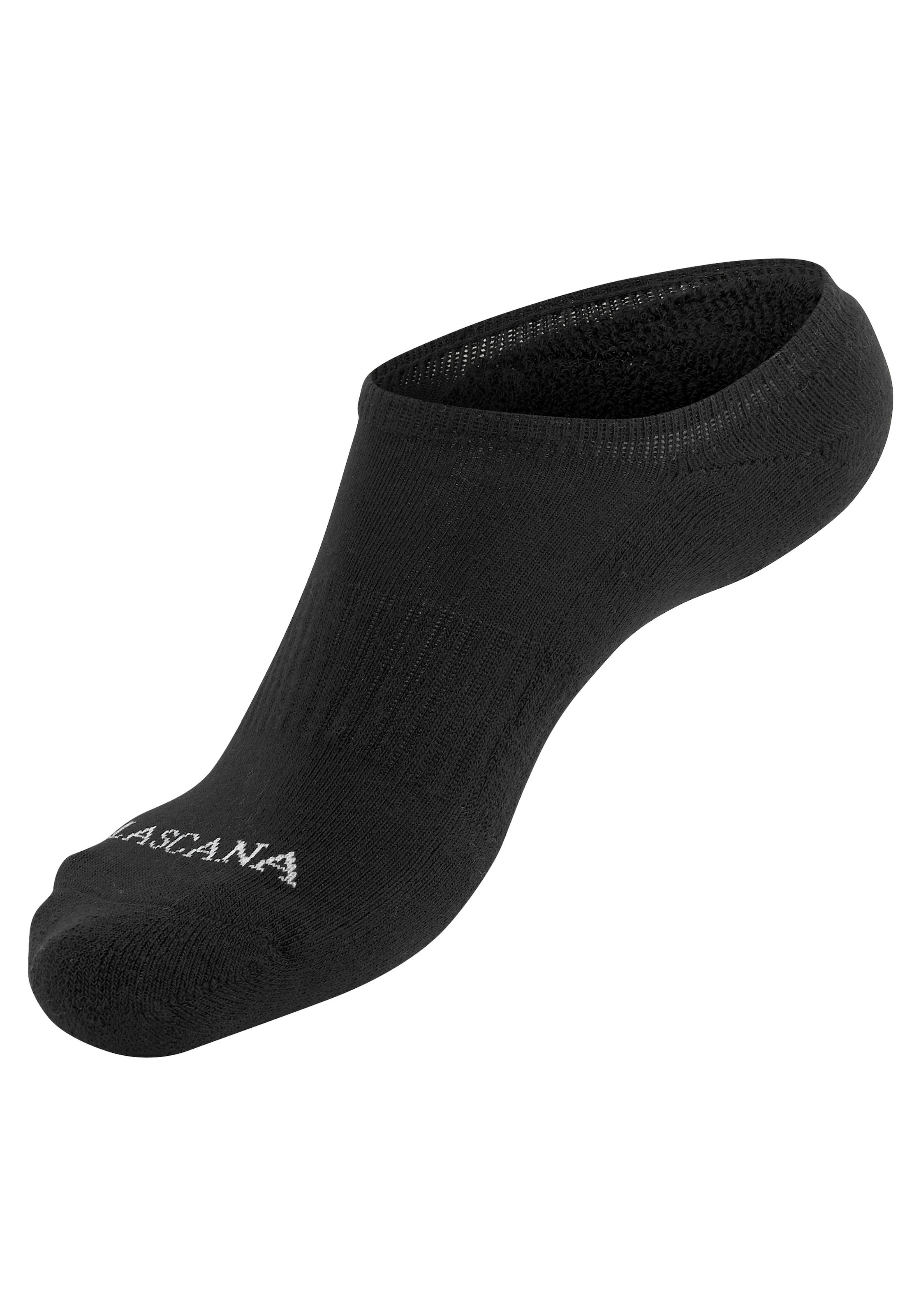 LASCANA ACTIVE Sneakersocken, (Packung, 7 Paar), mit Fussfrottee