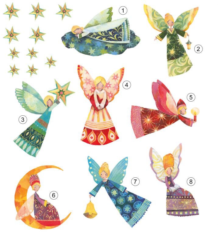 Image of Wall-Art Wandtattoo »Märchenhaft Leuchtende Engel«, (1 St.) bei Ackermann Versand Schweiz