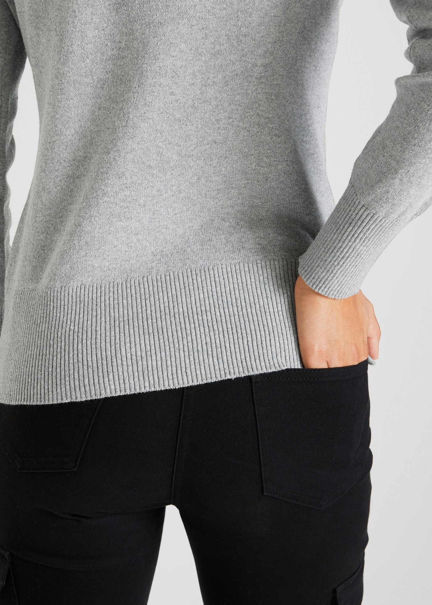 bonprix Strickpullover in schmaler Silhouette