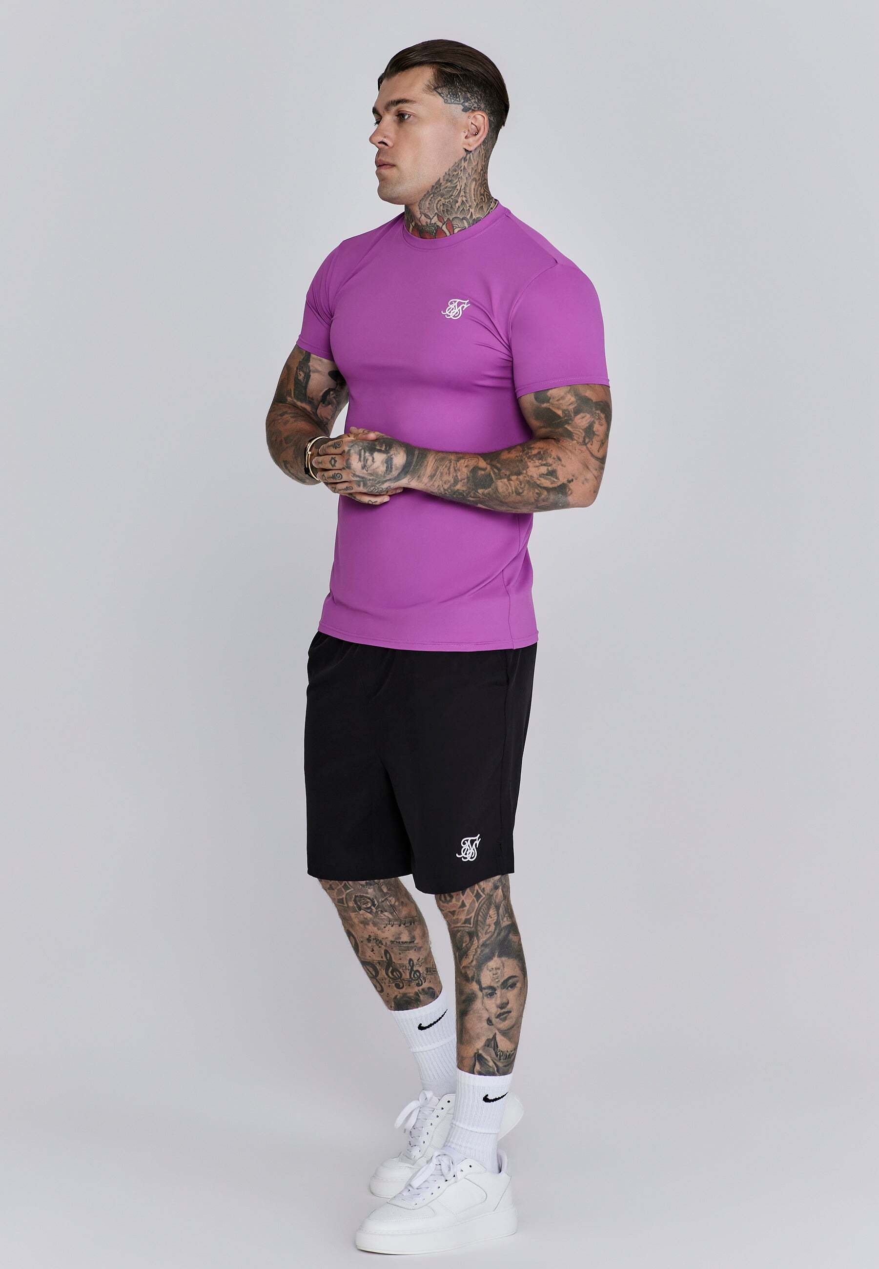 Siksilk T-Shirt »Siksilk T-Shirt Muscle Fit T-Shirt«