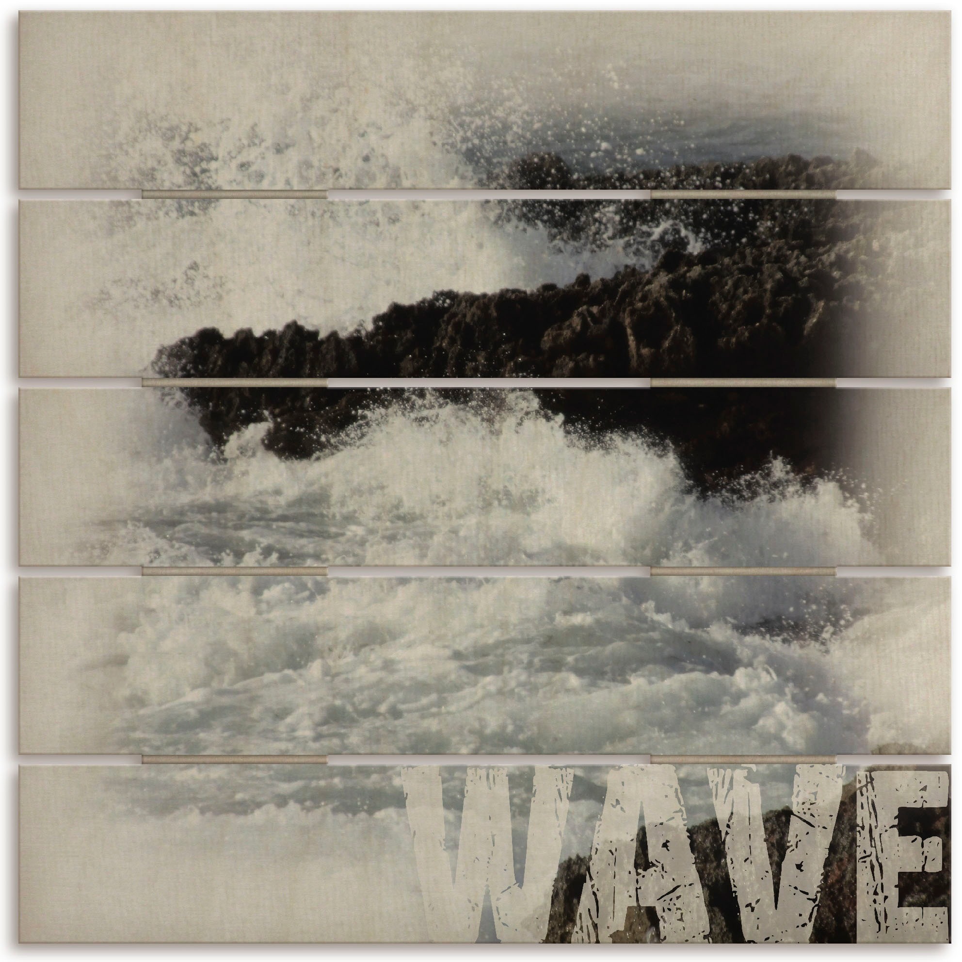 Image of Artland Holzbild »Welle«, Küstenbilder, (1 St.) bei Ackermann Versand Schweiz