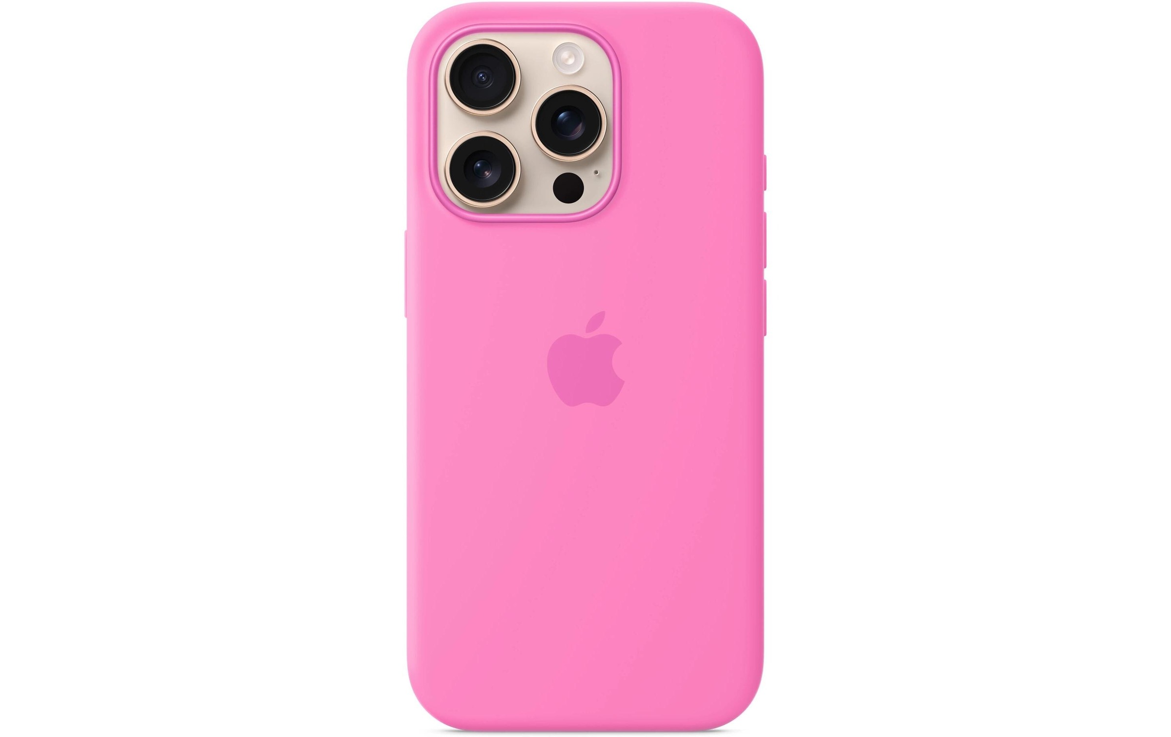 Apple Smartphone Silikon Case mit MagSafe, iPhone 16 Pro, Pfingstrose