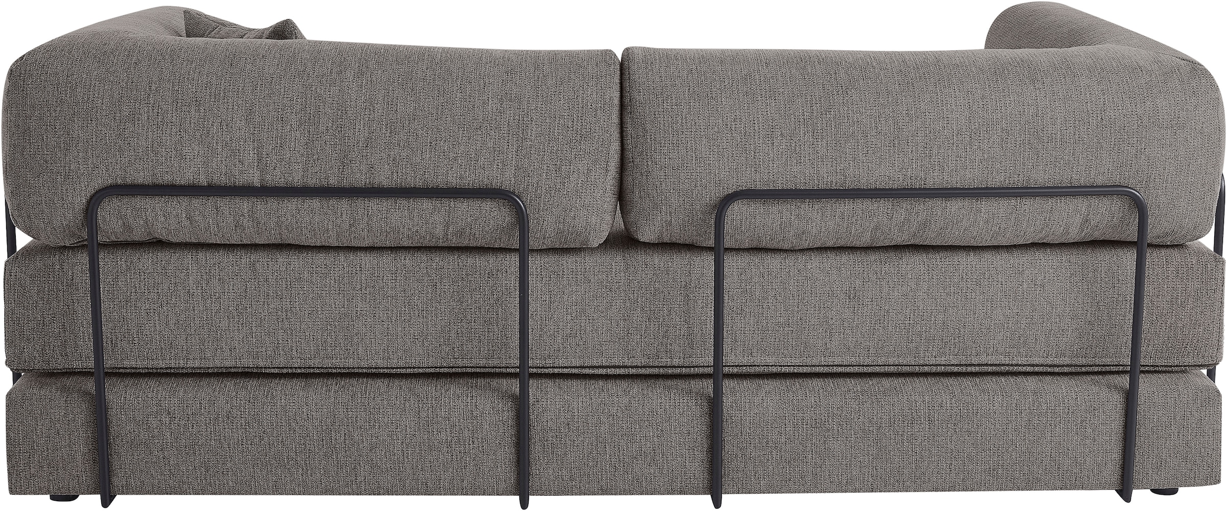 homsy by Ana Johnson Canapé-lit »Folda Dauerschläfer, B: 206 cm, Liegefl. 181x198 cm« avec fonction lit/sommeil, incl. 1 coussin décoratif, ressorts ensachés
